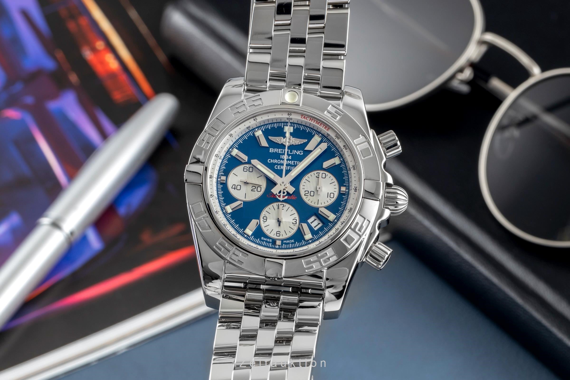 Breitling Chronomat 44 chronograph steel automatic men's watch AB011012/C788  [2503686]