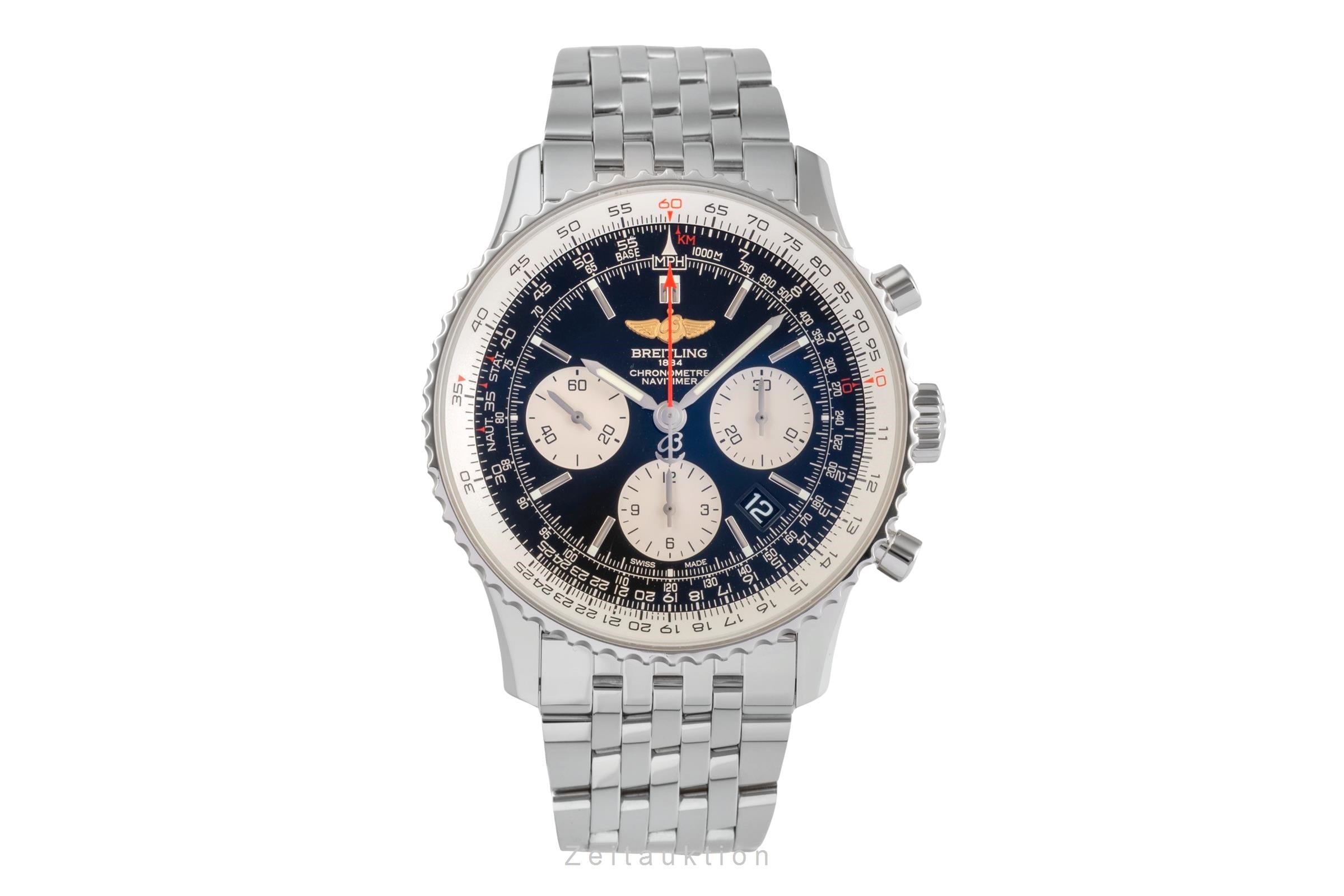 Breitling Navitimer 01 Chronograph Stahl Automatik Herrenuhr Ref. AB0121211B2A1  [2503688]