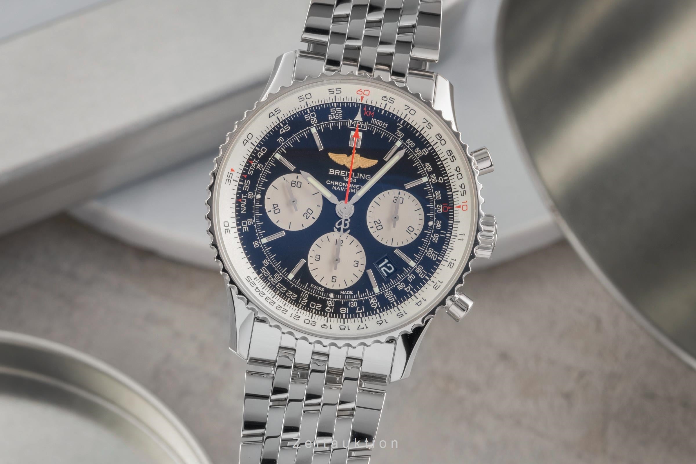Breitling Navitimer 01 Chronograph Stahl Automatik Herrenuhr Ref. AB0121211B2A1  [2503688]