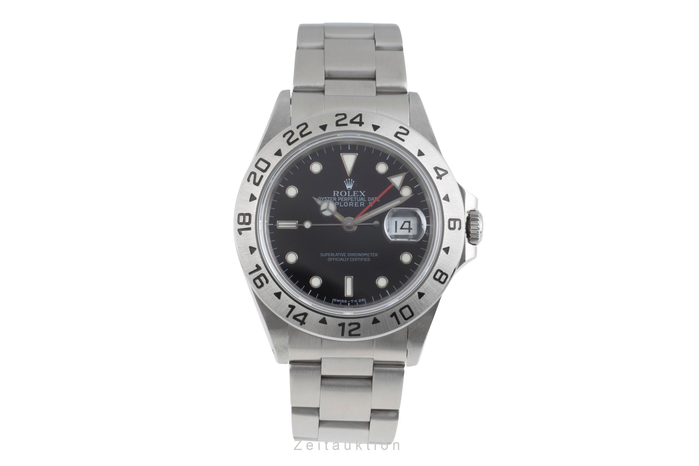 Rolex Explorer II Black Dial Edelstahl Automatik Herrenuhr Ref. 16570 L-Serie [2503689]
