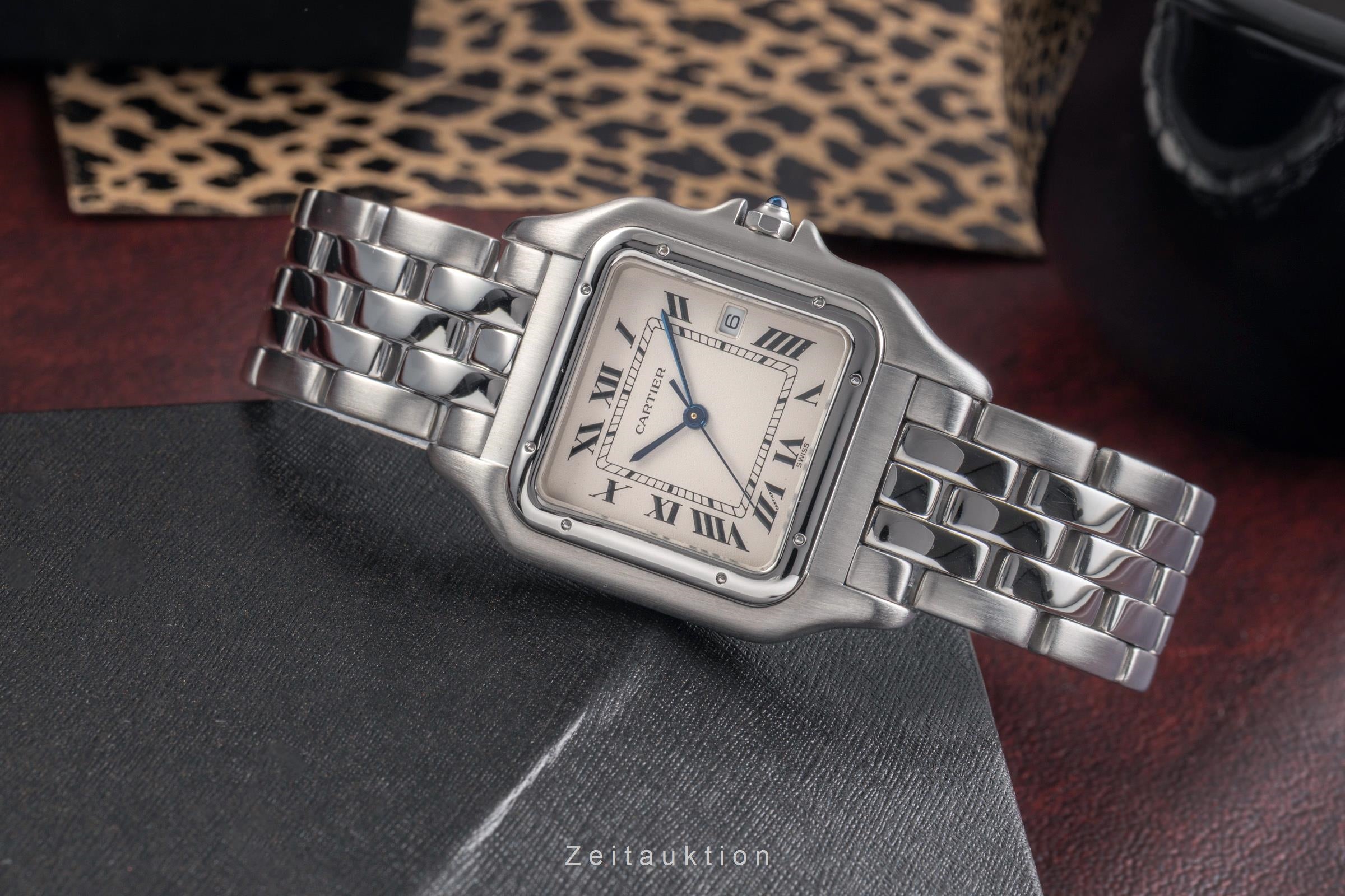 Cartier Panthere acier quartz montre pour femmes W25032P5  [2503690]