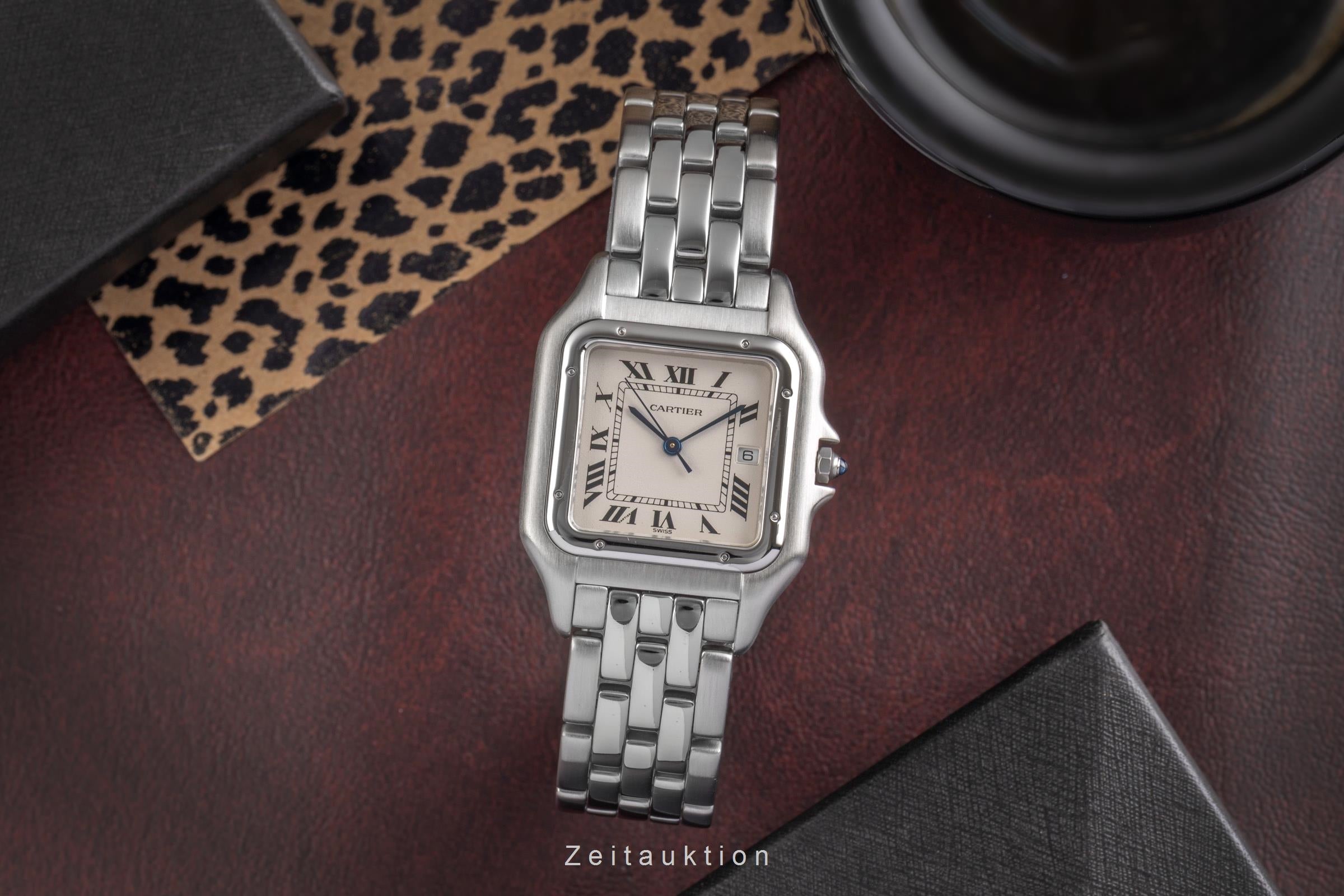Cartier Panthere acier quartz montre pour femmes W25032P5  [2503690]
