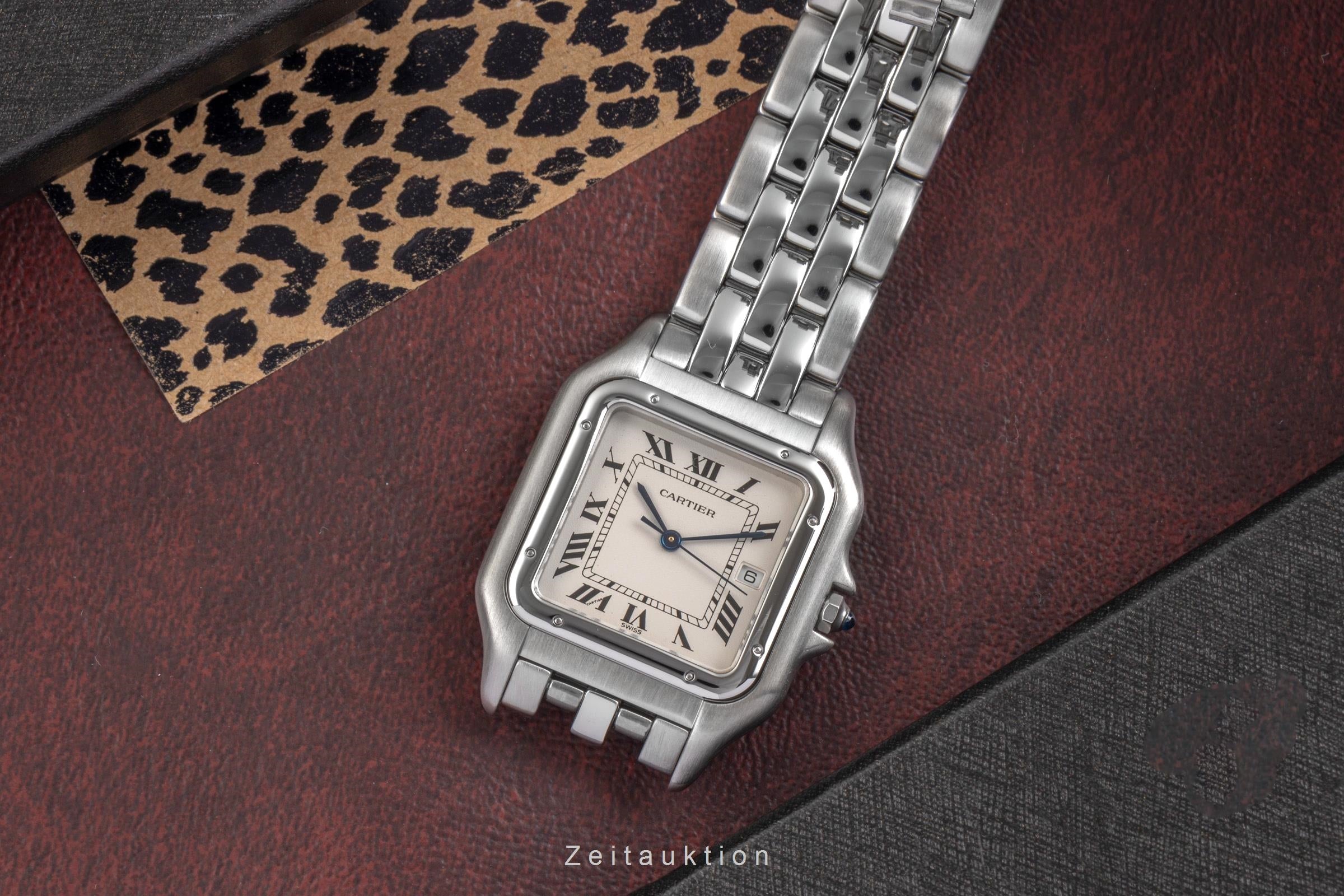 Cartier Panthere acier quartz montre pour femmes W25032P5  [2503690]
