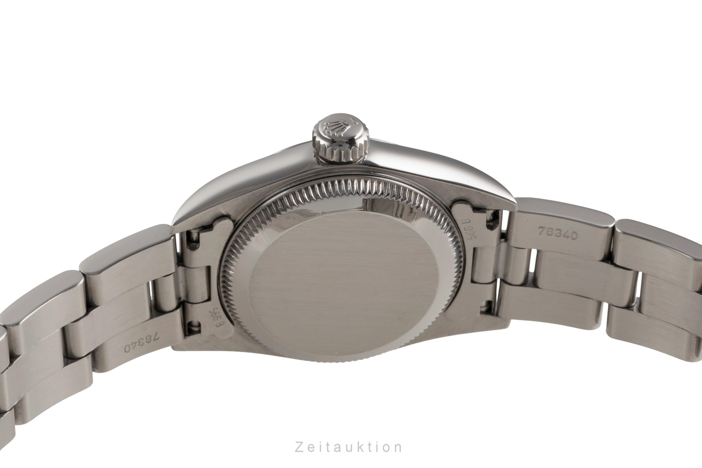 Rolex Oyster Perpetual Edelstahl  Automatik Damenuhr Ref. 67180 [2503693]