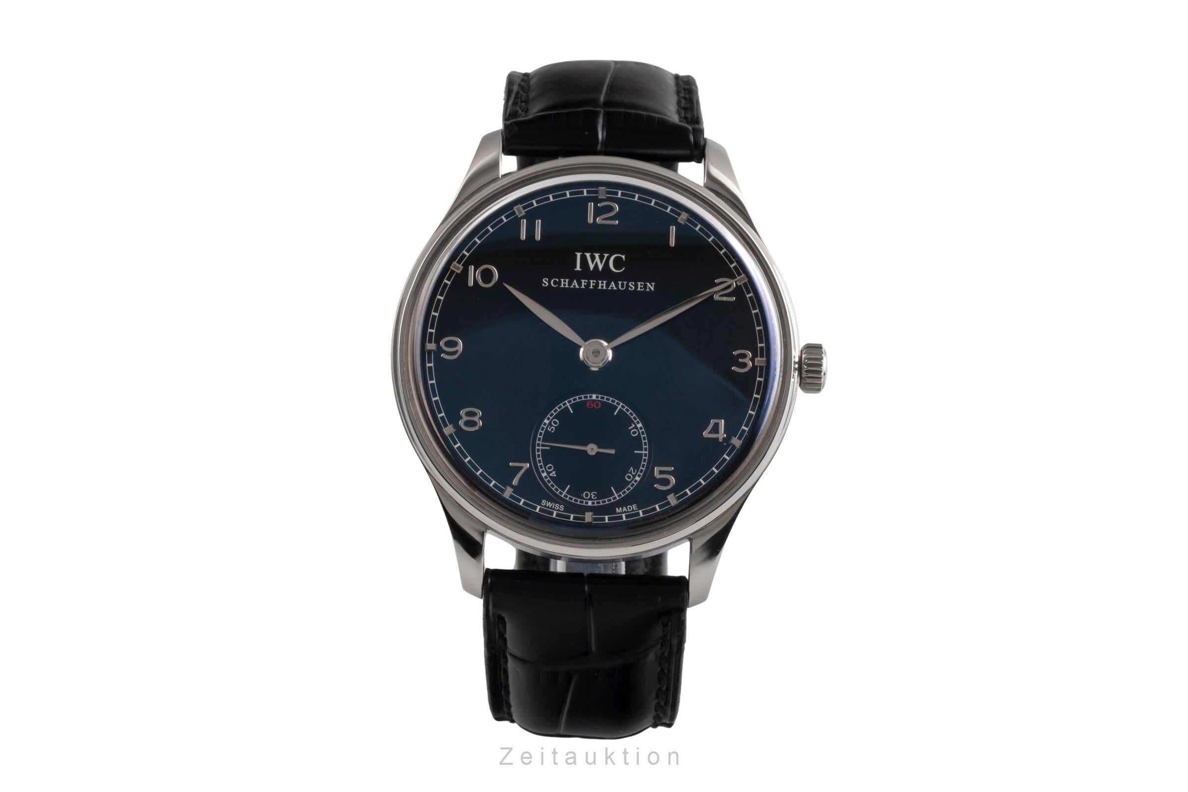 IWC Portugieser Hand-Wound Edelstahl Handaufzug Herrenuhr Ref. IW545407  [2503696]