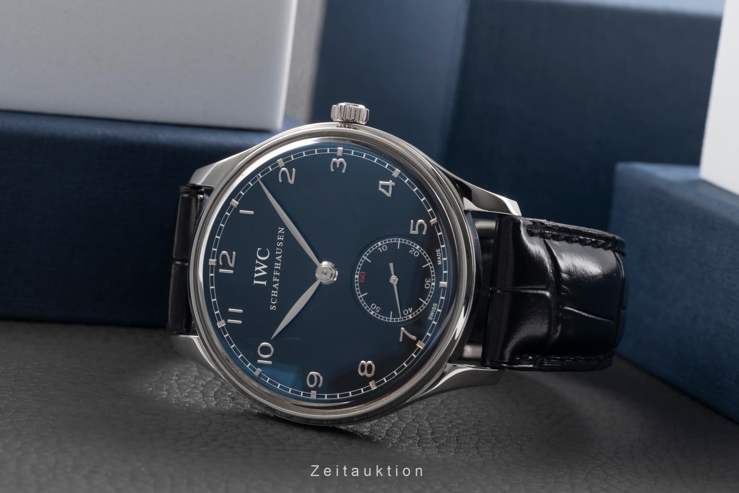 IWC Portugieser Hand-Wound Edelstahl Handaufzug Herrenuhr Ref. IW545407  [2503696]