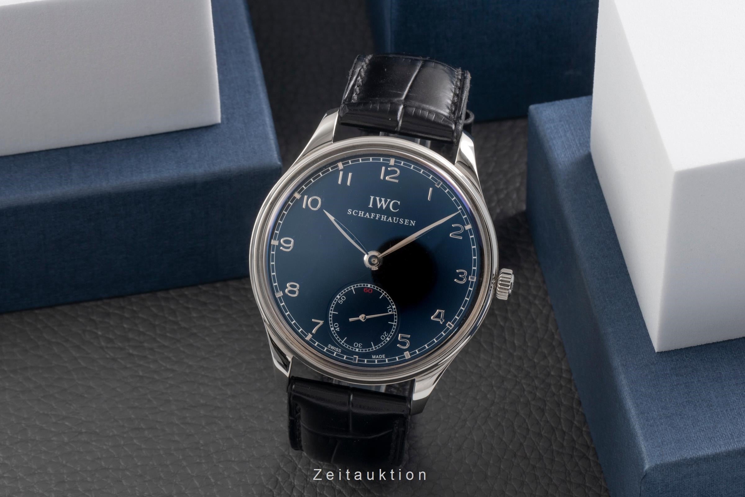 IWC Portugieser Hand-Wound Edelstahl Handaufzug Herrenuhr Ref. IW545407  [2503696]
