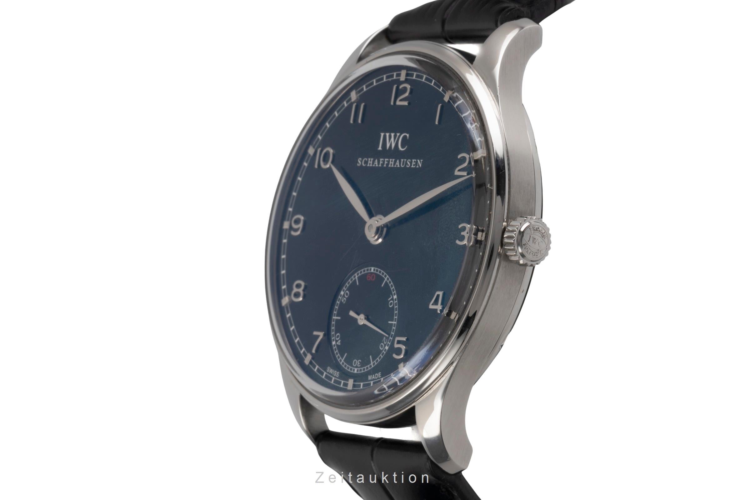 IWC Portugieser Hand-Wound Edelstahl Handaufzug Herrenuhr Ref. IW545407  [2503696]