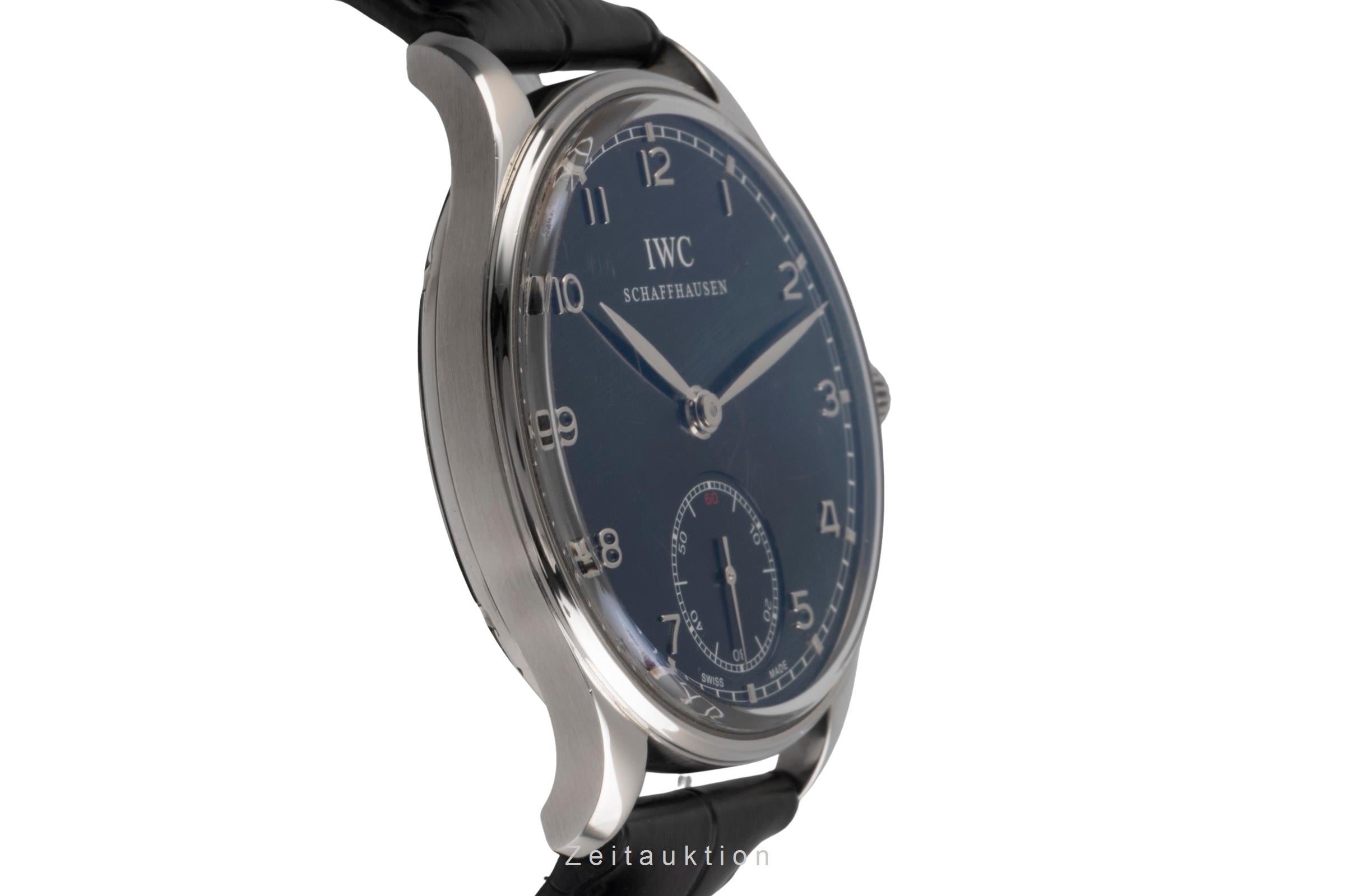 IWC Portugieser Hand-Wound Edelstahl Handaufzug Herrenuhr Ref. IW545407  [2503696]