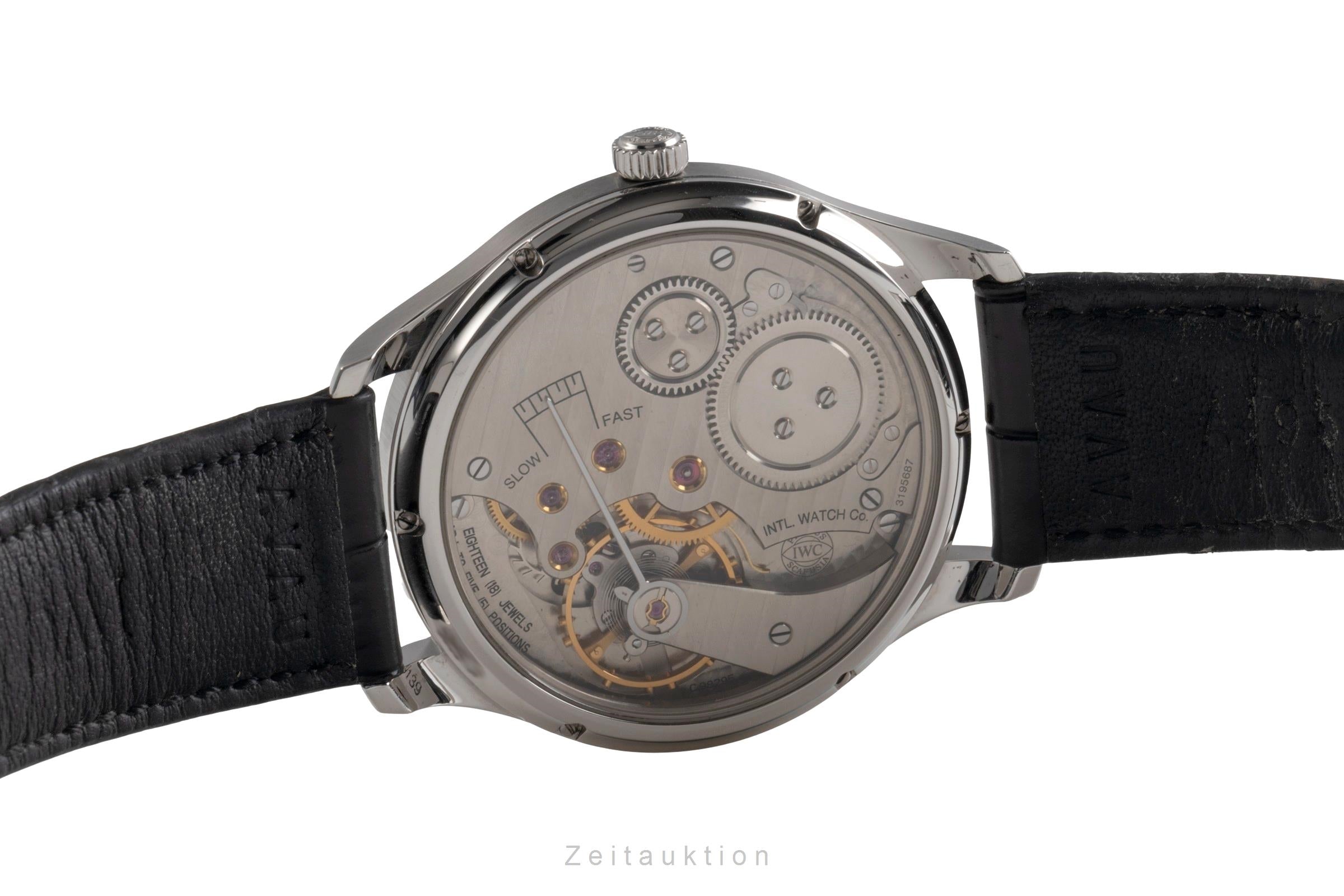 IWC Portugieser Hand-Wound Edelstahl Handaufzug Herrenuhr Ref. IW545407  [2503696]