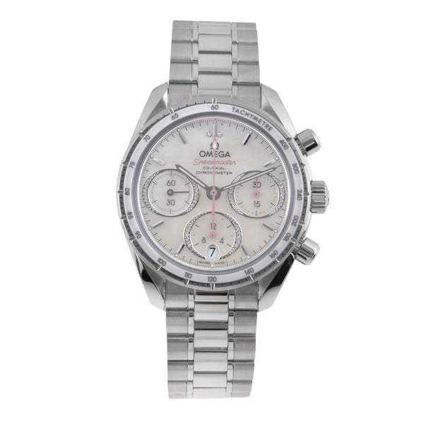 Omega Speedmaster chronographe acier automatique montre pour femmes 324.30.38.50.55.001 LP: 7300EUR  [2503699]