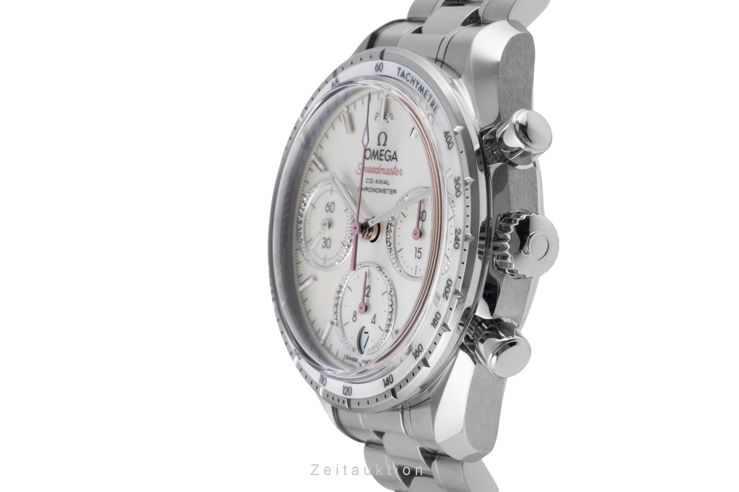 Omega Speedmaster chronographe acier automatique montre pour femmes 324.30.38.50.55.001 LP: 7300EUR  [2503699]