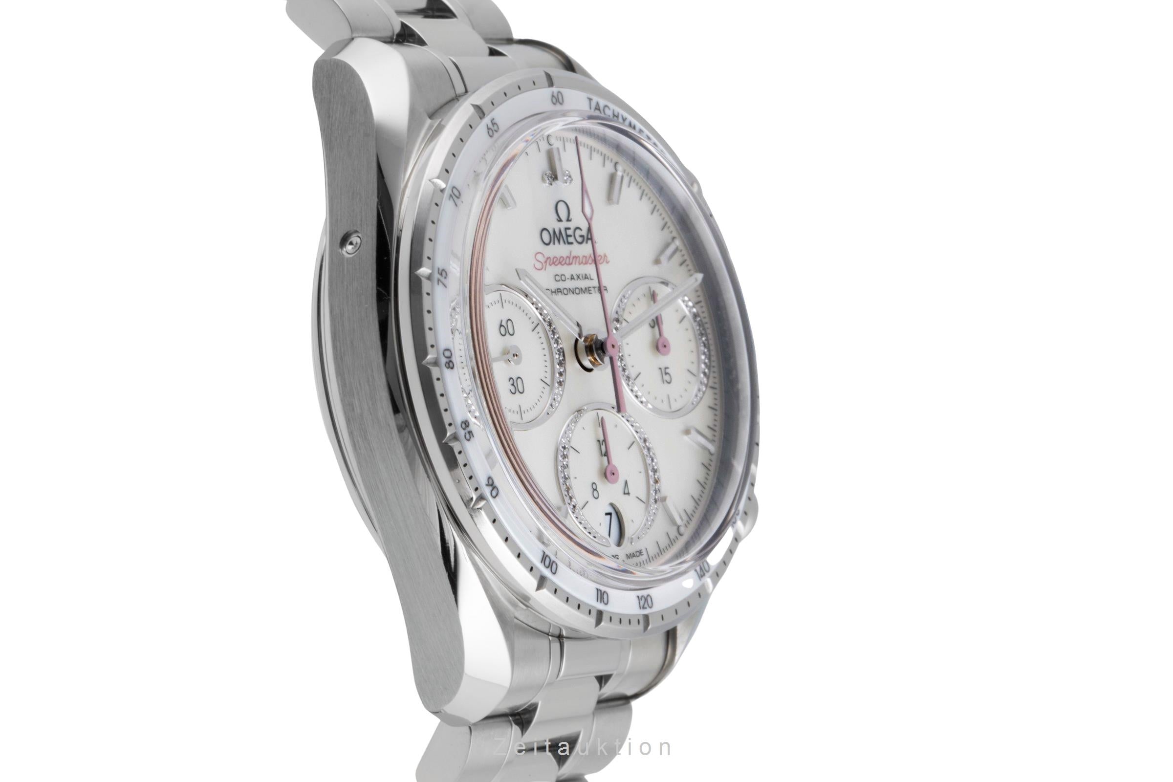 Omega Speedmaster chronographe acier automatique montre pour femmes 324.30.38.50.55.001 LP: 7300EUR  [2503699]