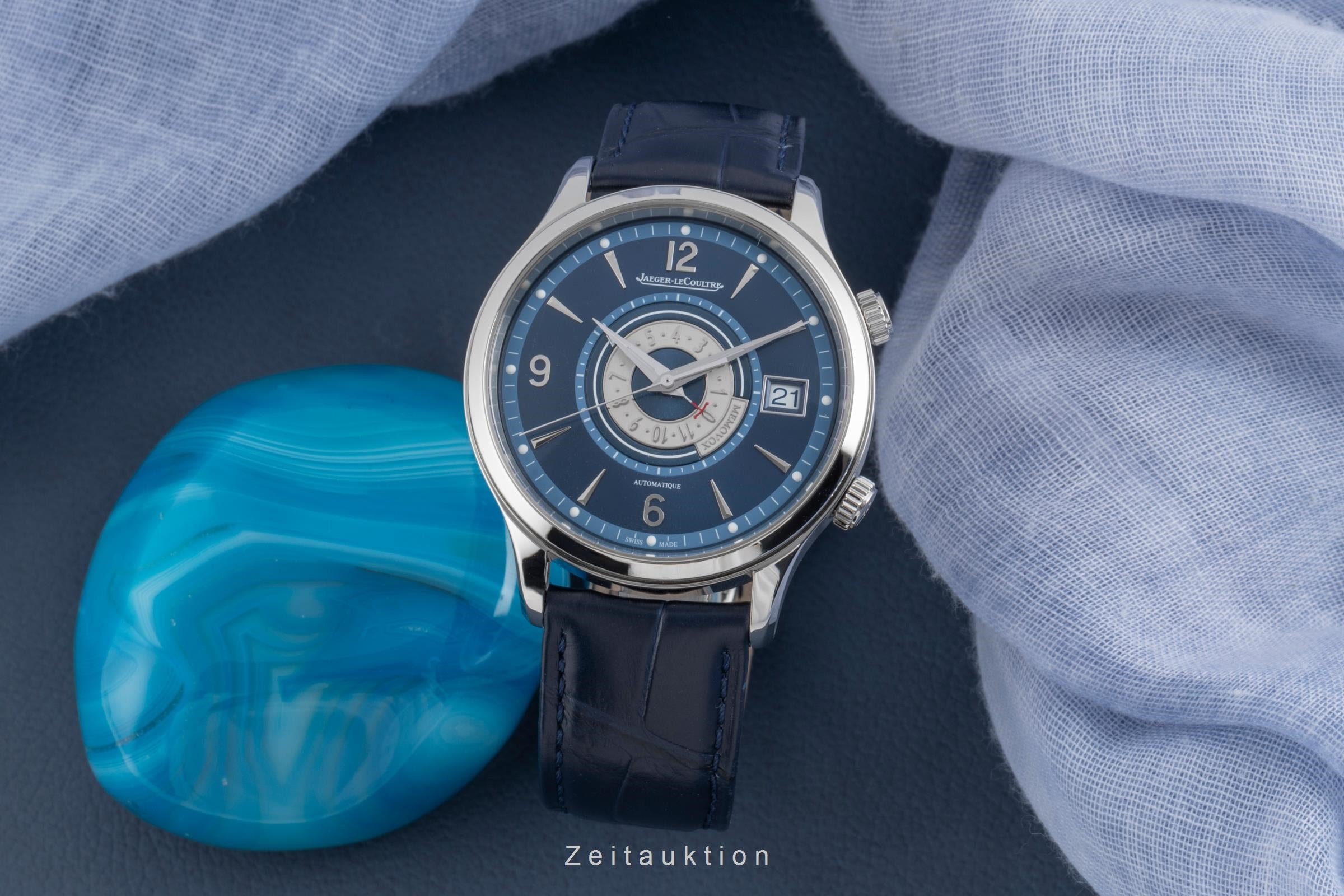 Jaeger LeCoultre Memovox acero automático reloj para caballeros Q410848J  830.8.96.S LP: 15800EUR Limited  [2503700]