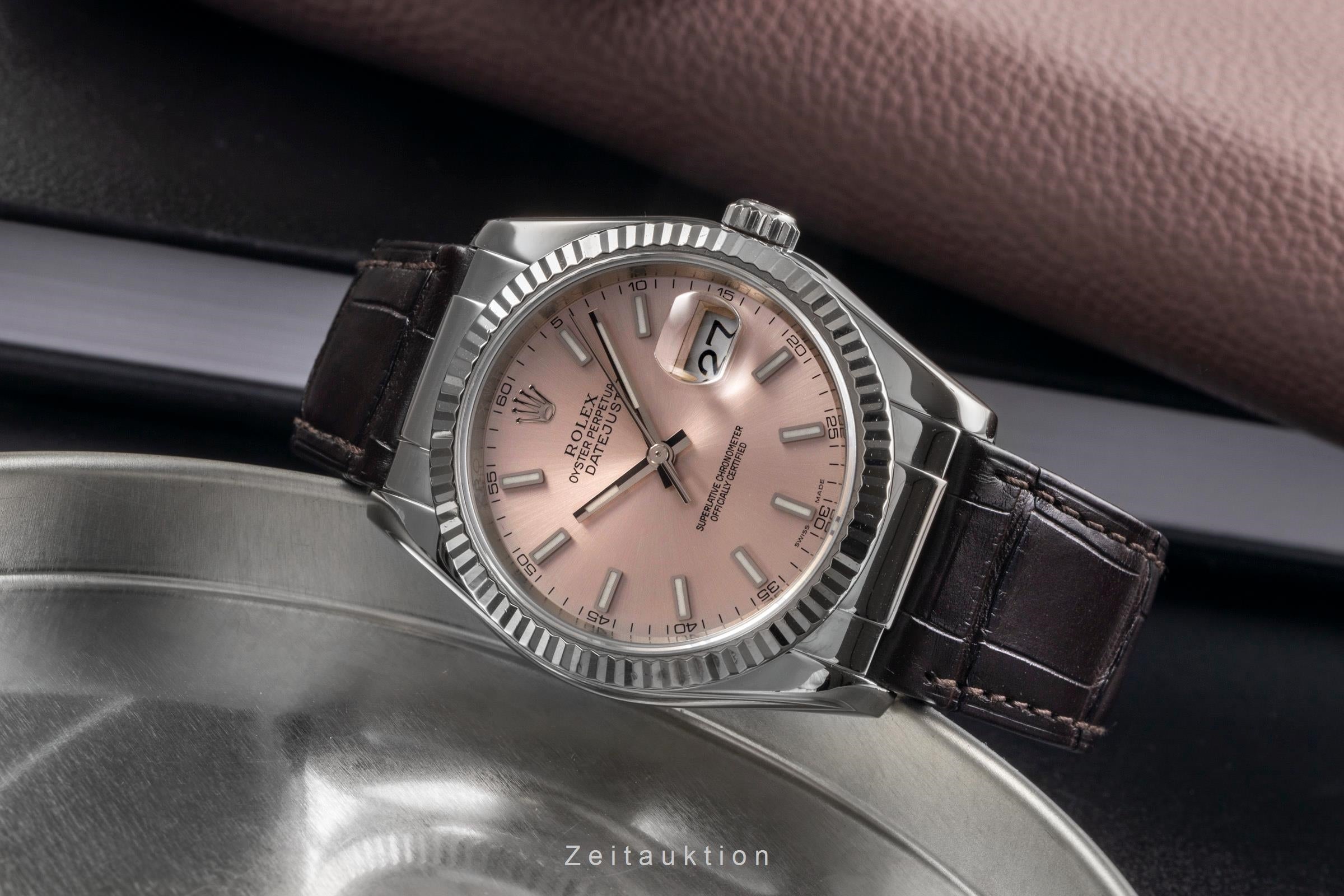 Rolex Datejust 18 ct white gold automatic Kal. 3135 Ref. 116139