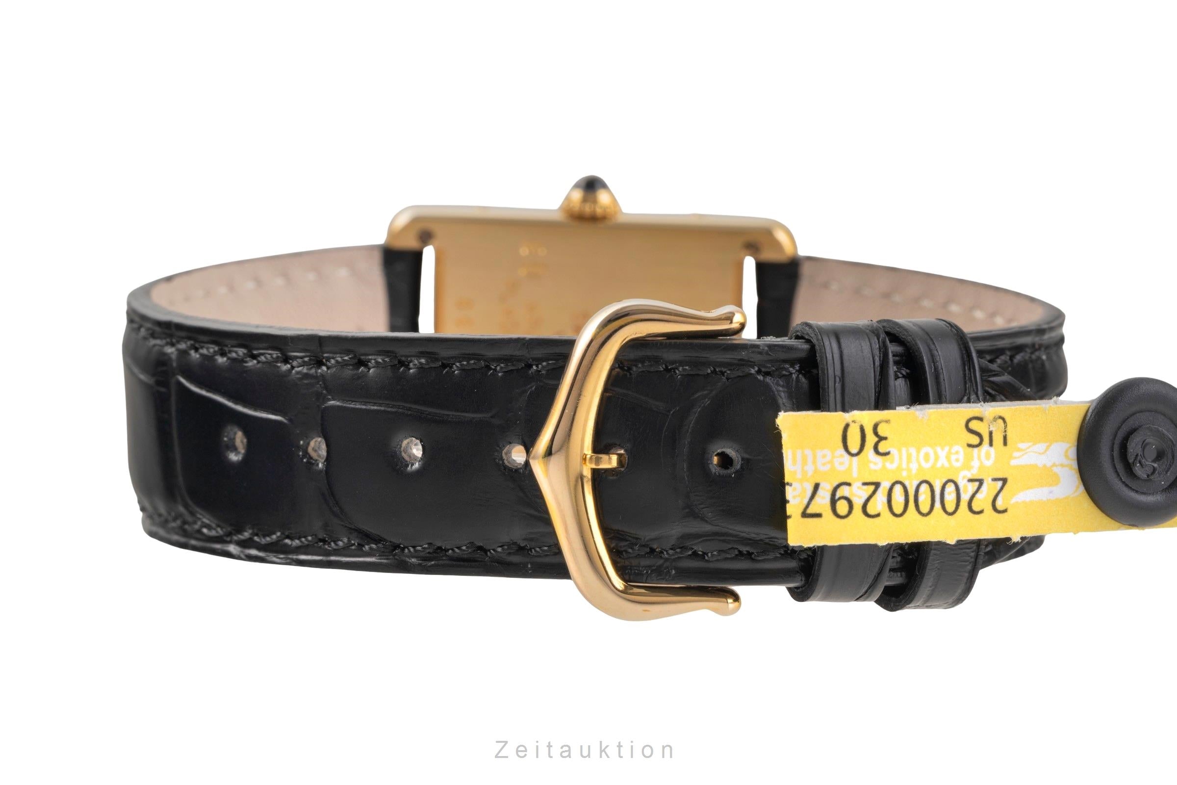 Cartier must Tank LM "Column Dial" Silber vergoldet Quarz Medium Size Ref. 1615 [2503708]