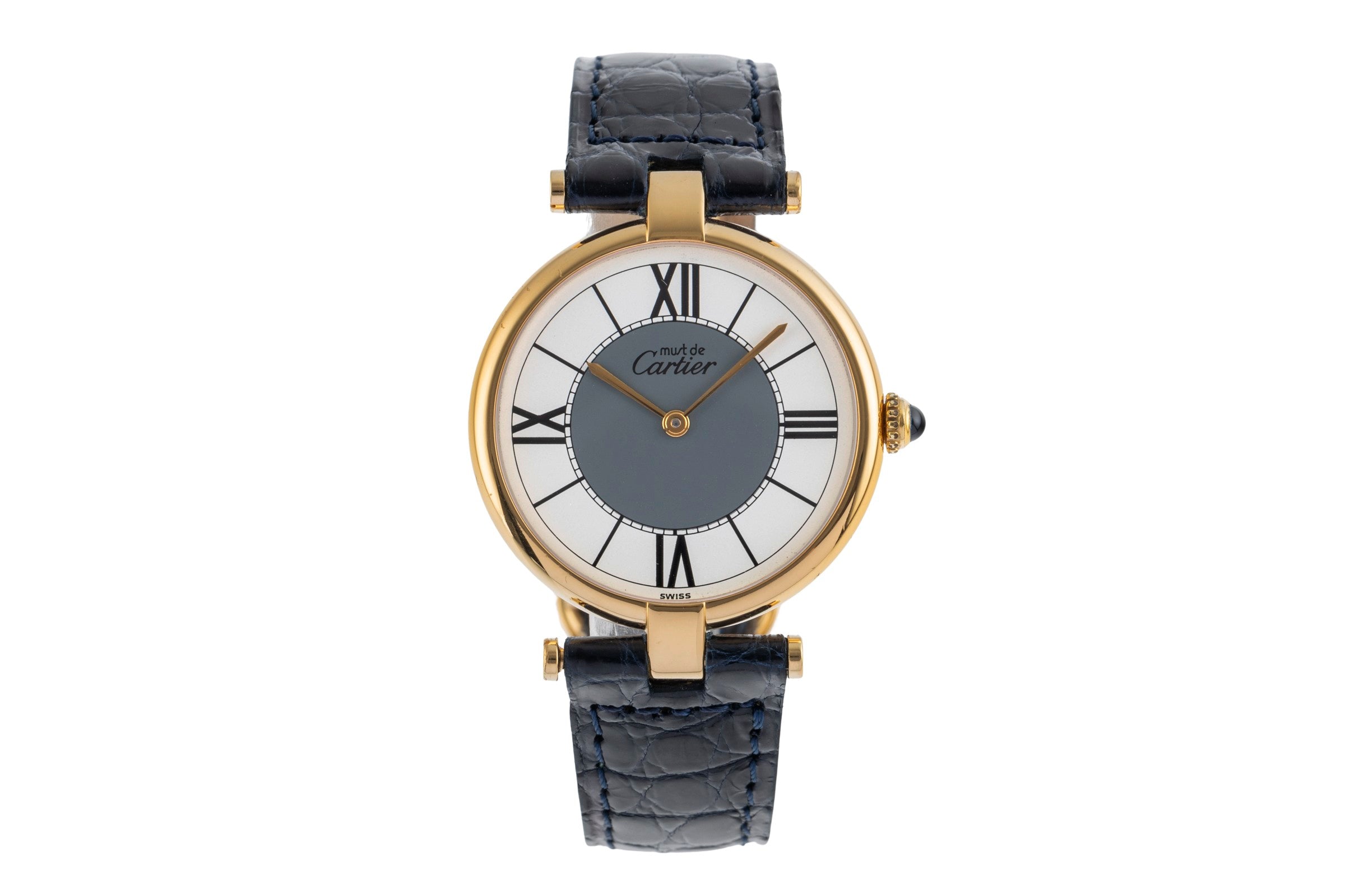 Cartier Vendome LC GM Vermeil 925 Silber Medium Size Ref. 590003 B&P 1991 [2503711]