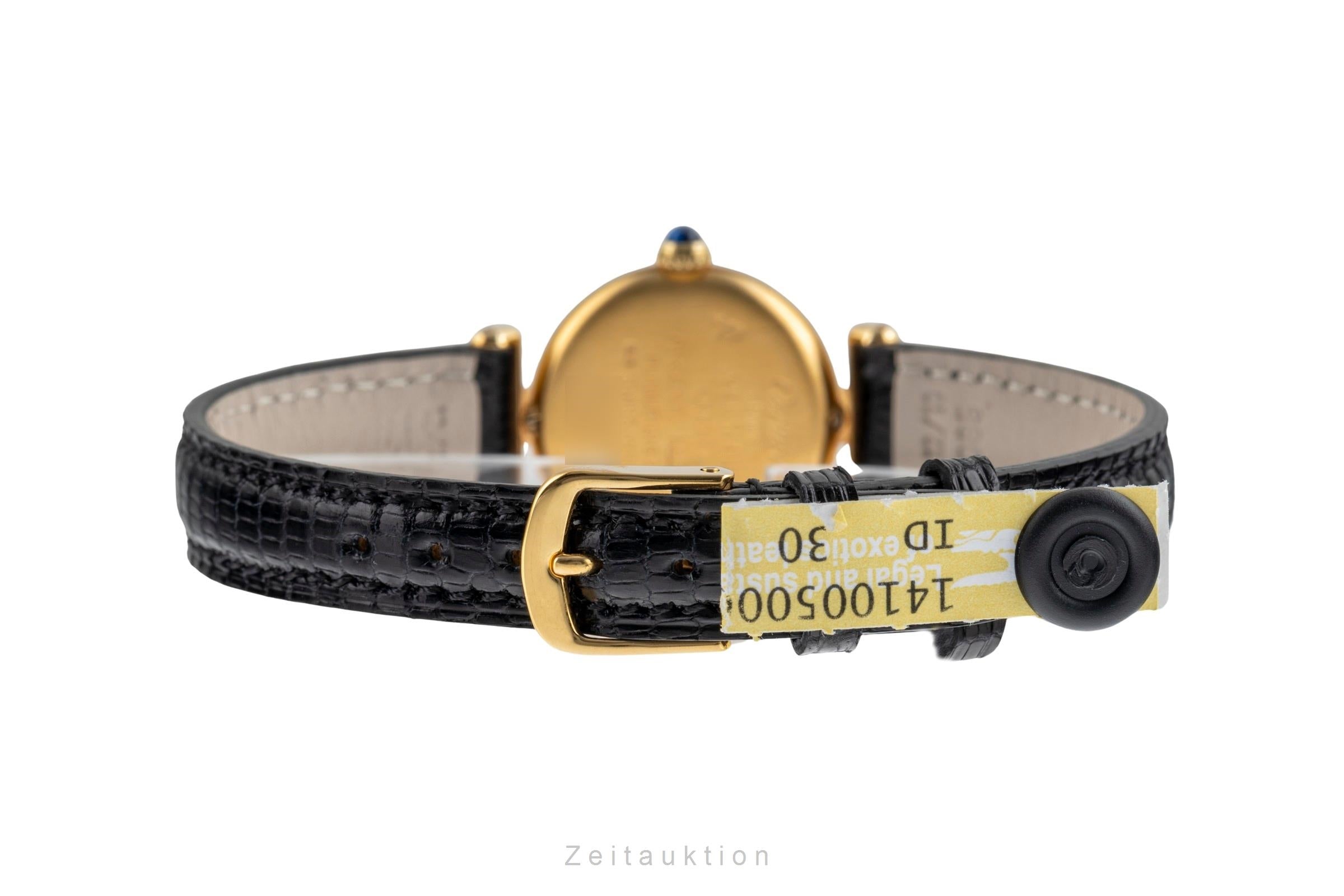 Cartier Colisee plata banada en oro cuarzo reloj para damas  590002  [2503712]