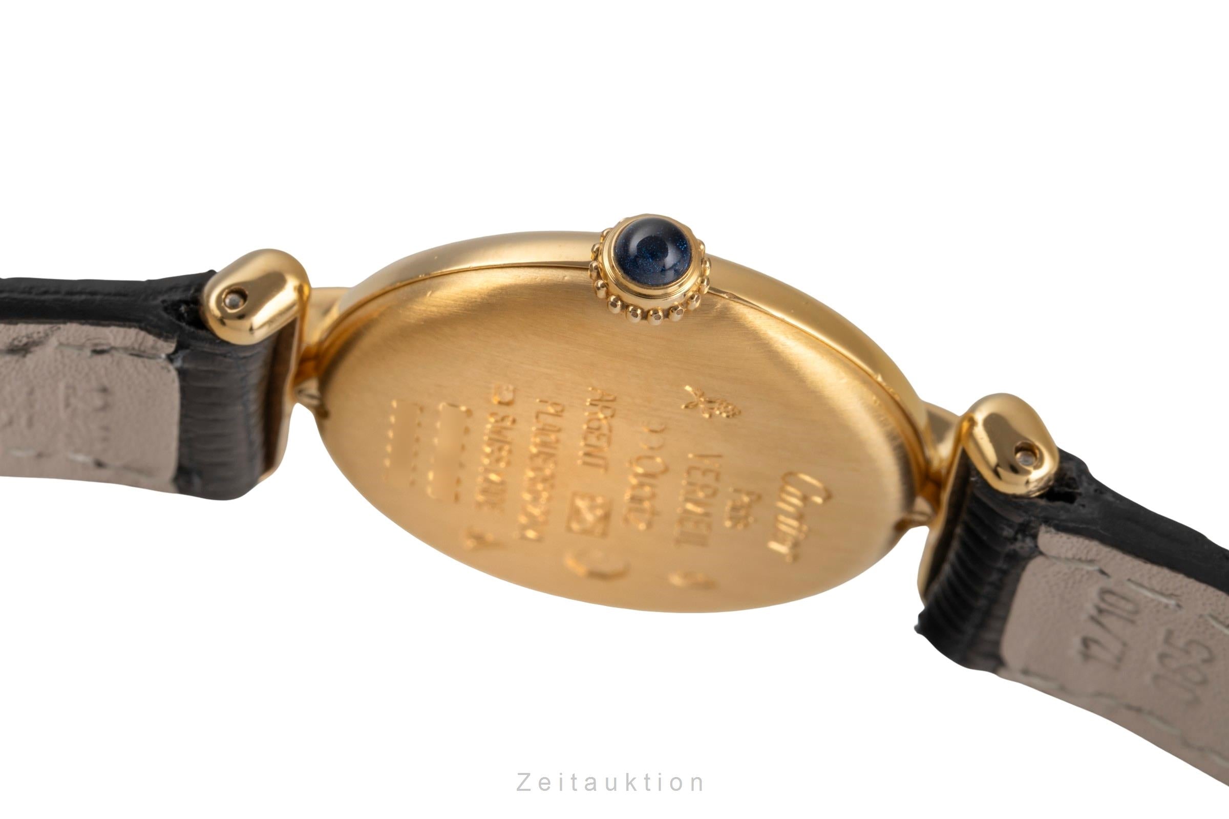 Cartier Colisée must de Cartier Vermeil "Ivory Roman Dial" Damenuhr Ref. 590002 [2503715]