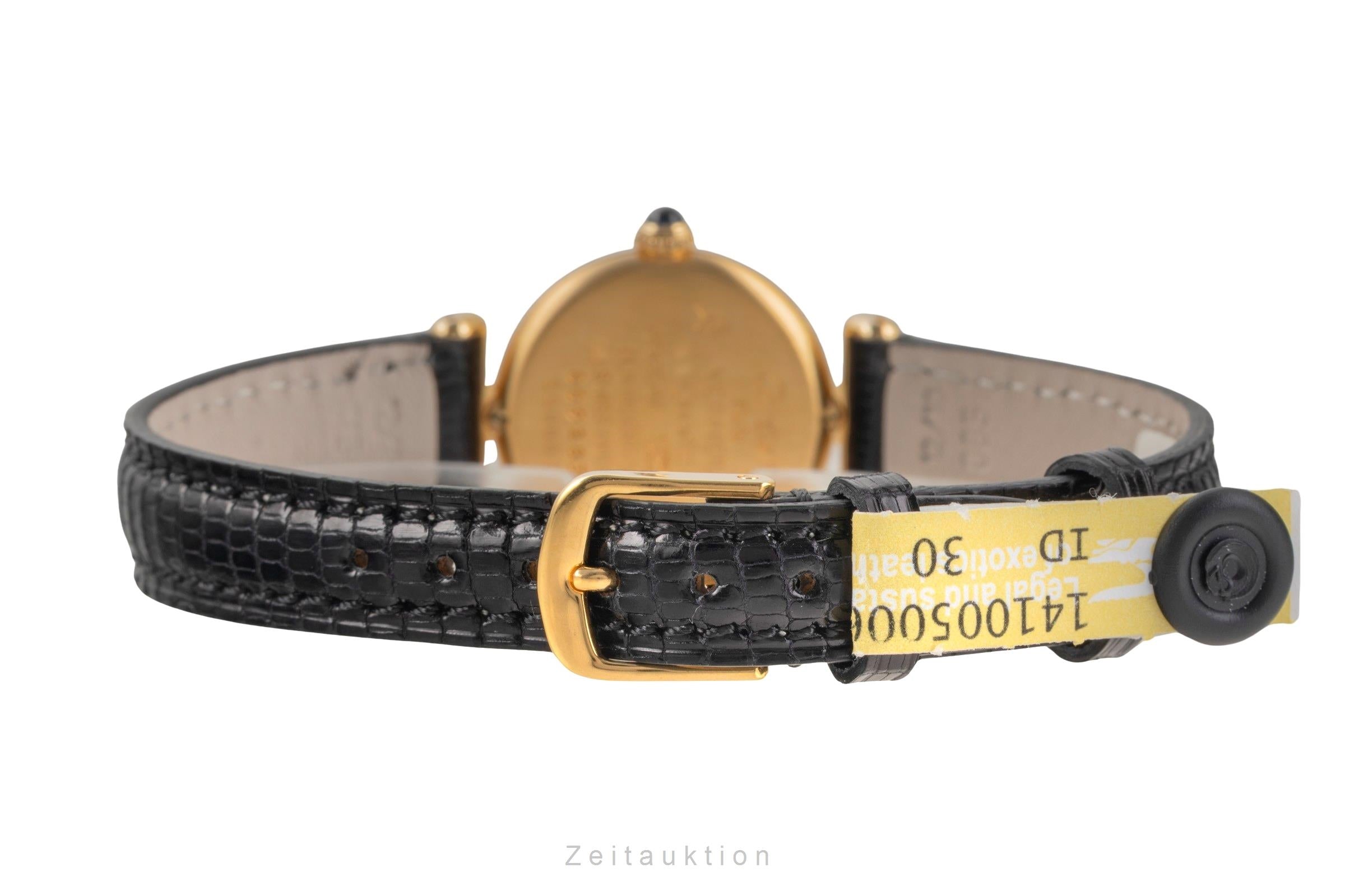 Cartier Colisée must de Cartier Vermeil "Ivory Roman Dial" Damenuhr Ref. 590002 [2503715]