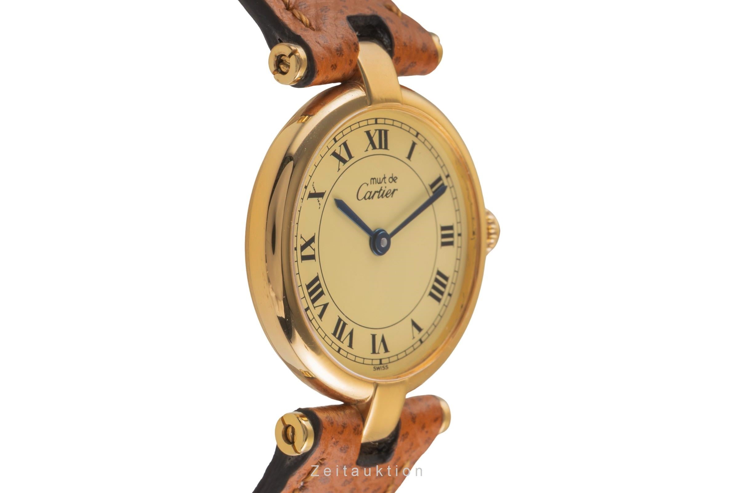 Cartier Vendome argento dorato quarzo 690 84978213 2503726