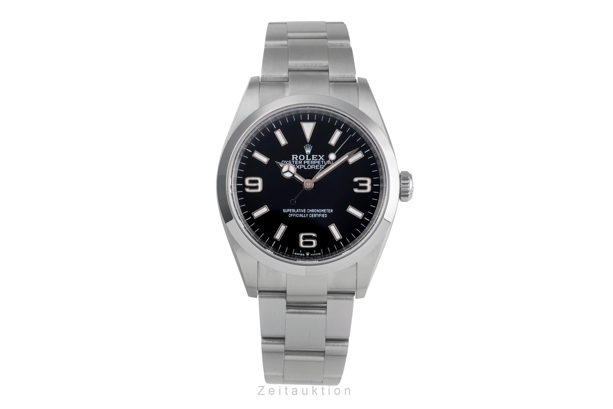 Rolex Explorer acciaio automatismo orologio da uomo 124270  [2503727]