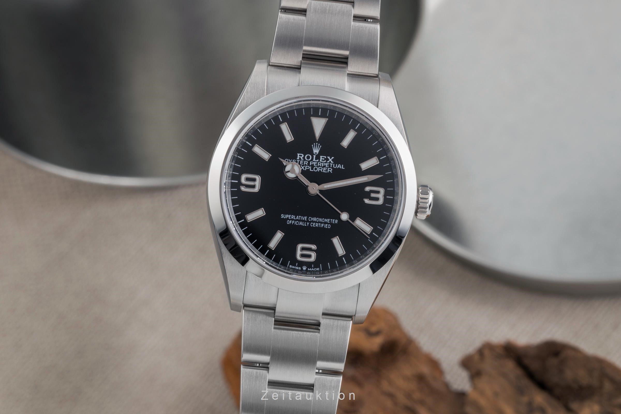 Rolex Explorer acciaio automatismo orologio da uomo 124270  [2503727]