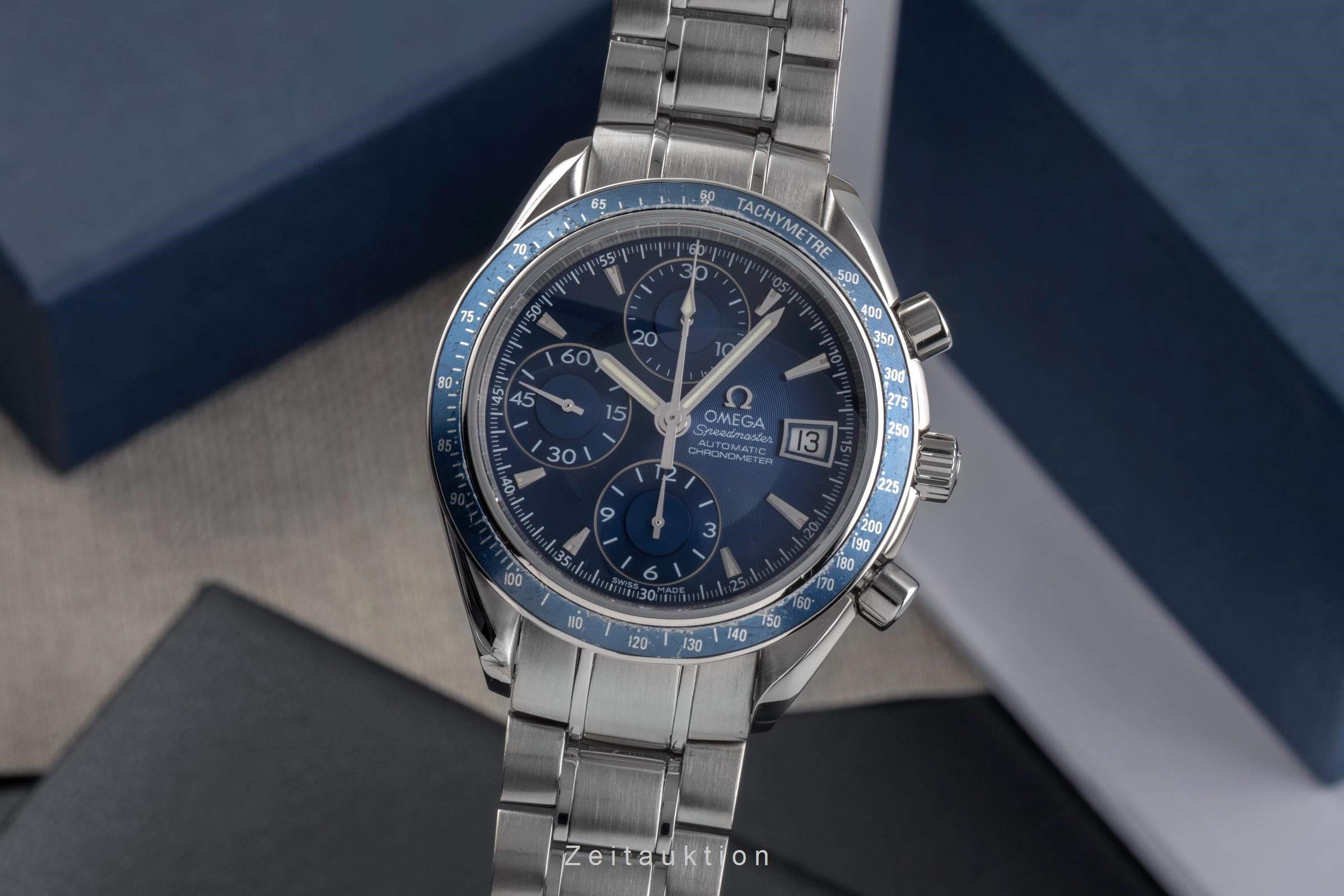 Omega Speedmaster chronograph steel automatic Kal. 1164 Ref