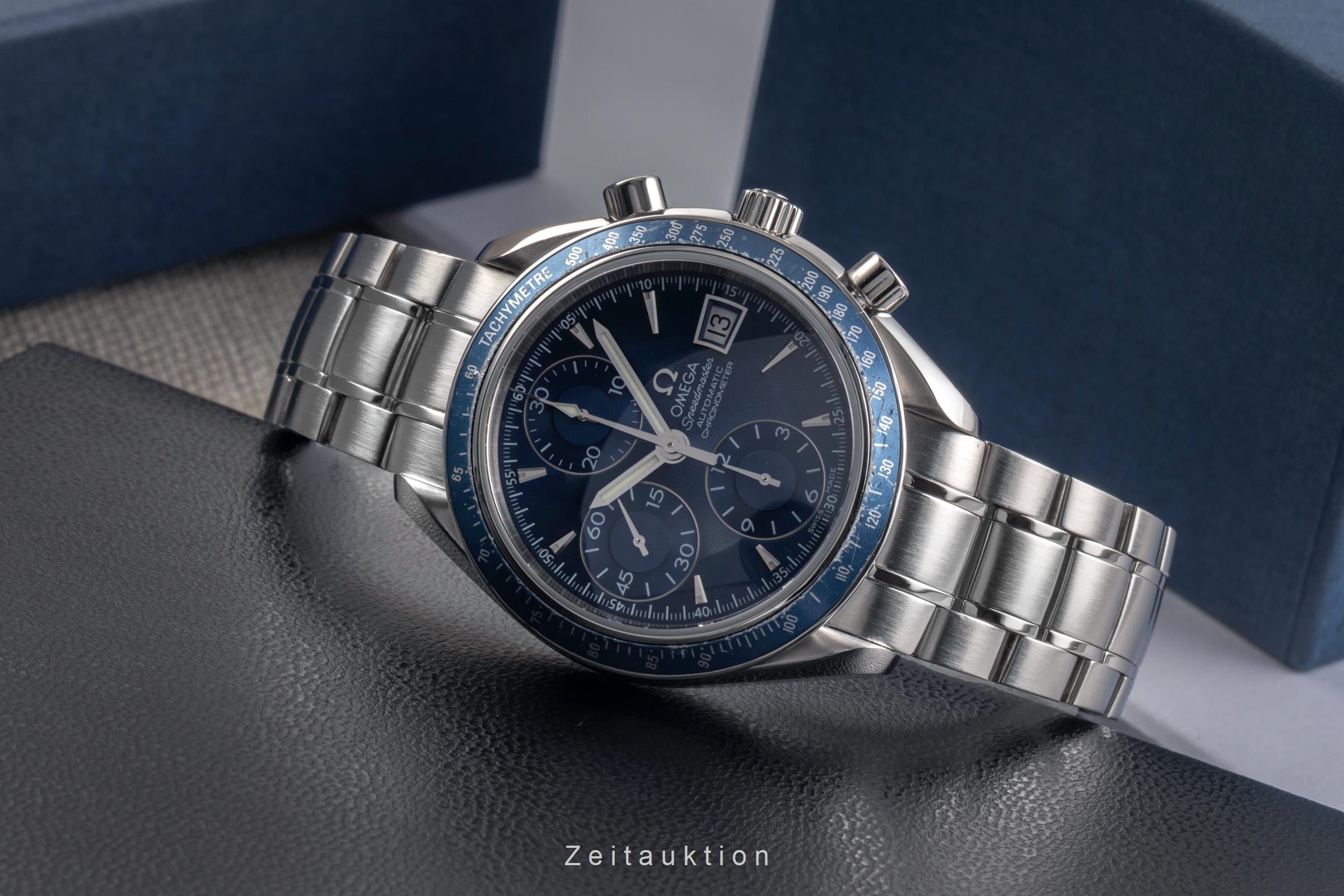Omega Speedmaster chronograph steel automatic Kal. 1164 Ref