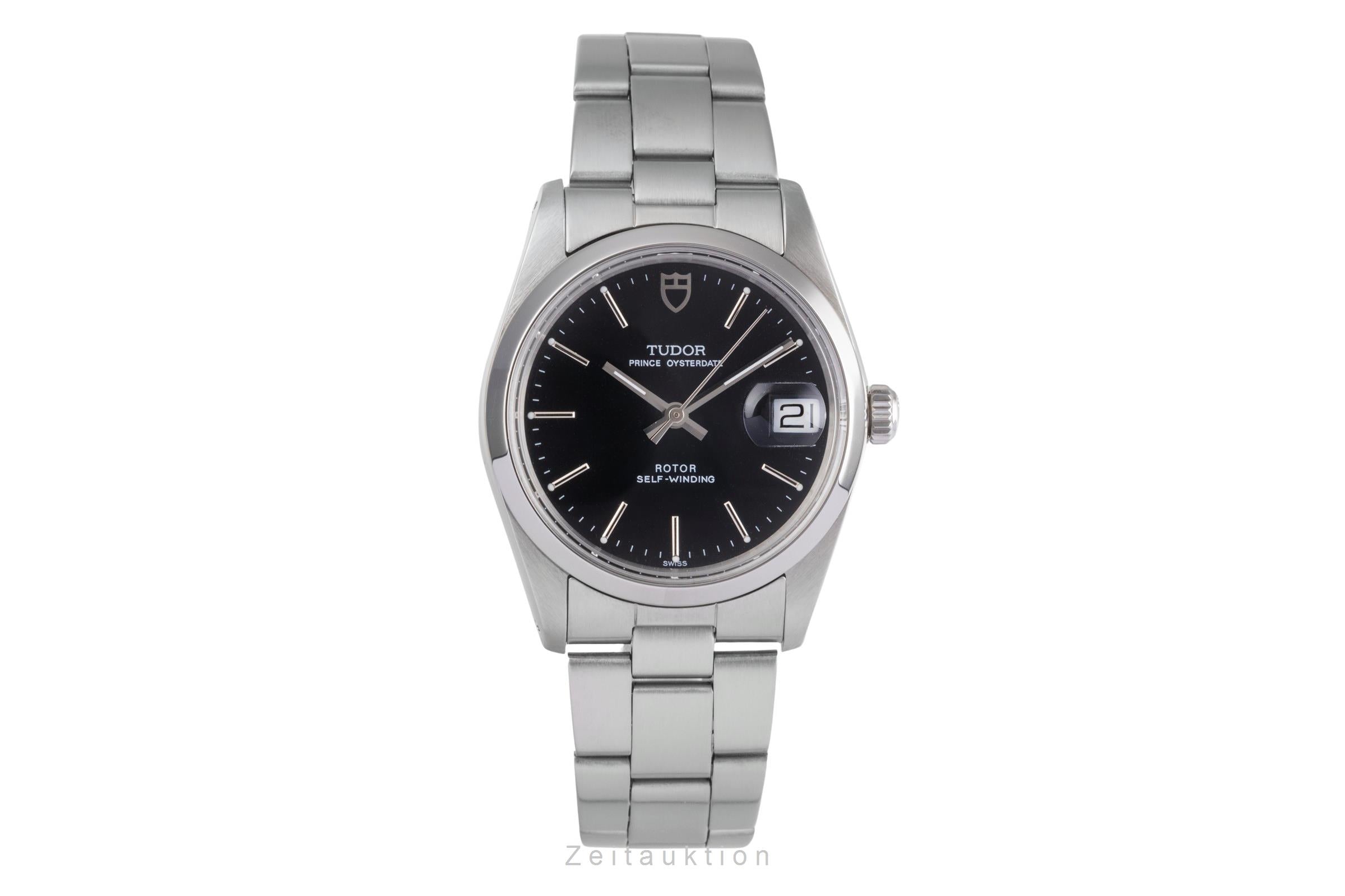 Tudor Prince Oysterdate acier automatique montre pour hommes 7400 Vintage  [2503743]