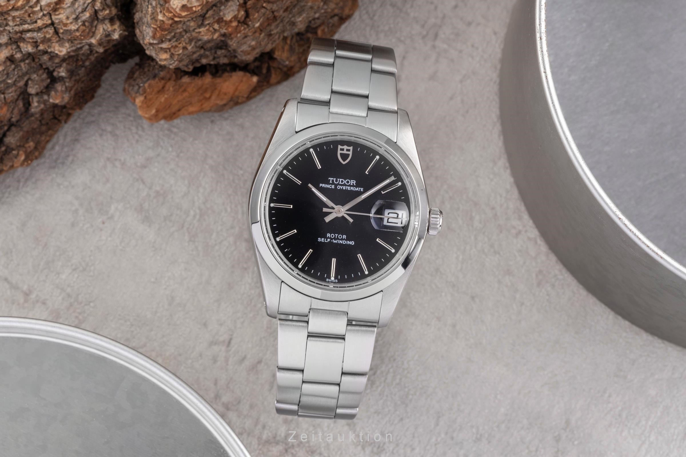 Tudor Prince Oysterdate acier automatique montre pour hommes 7400 Vintage  [2503743]