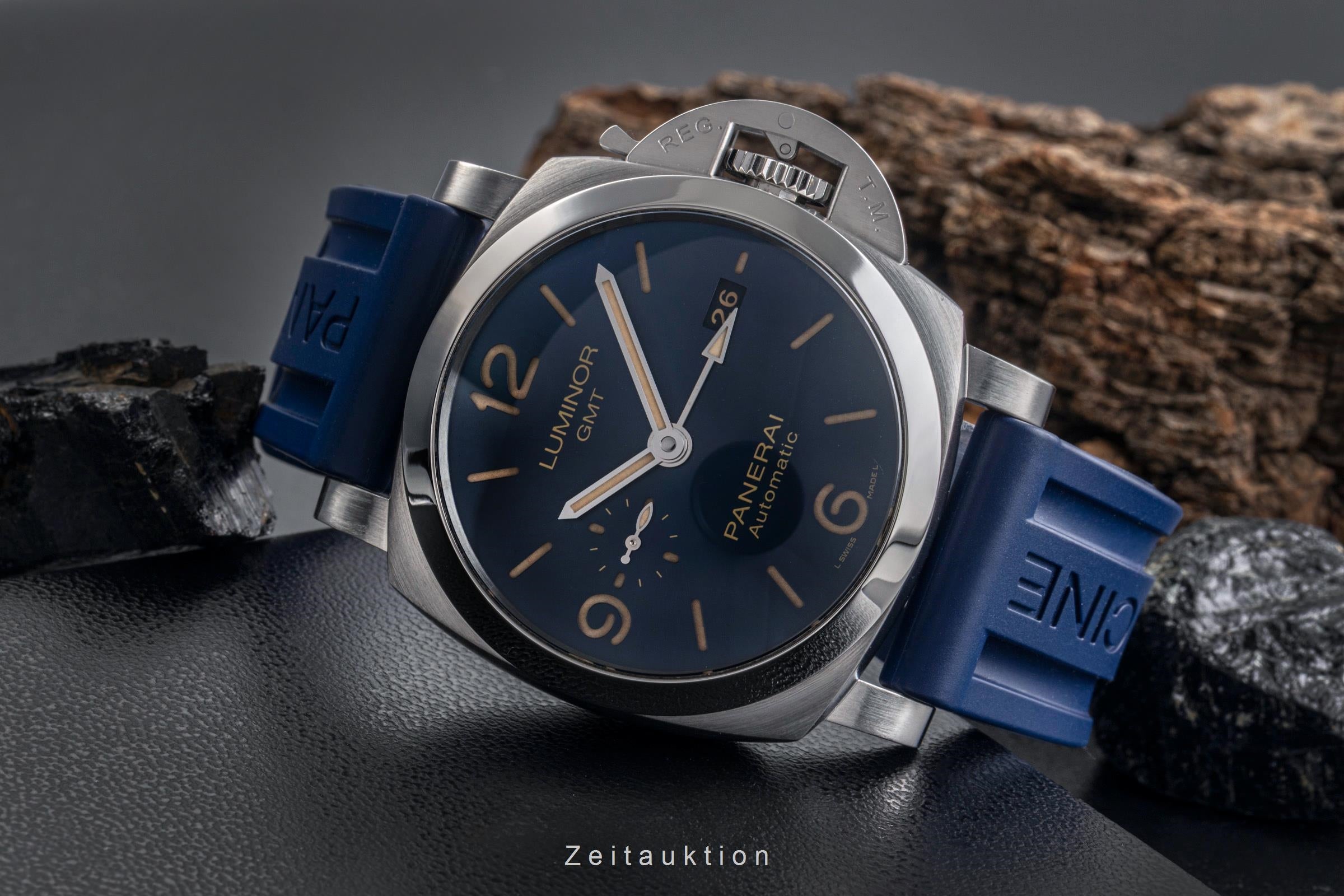 Panerai Luminor GMT acciaio automatismo orologio da uomo PAM01033  [2503744]