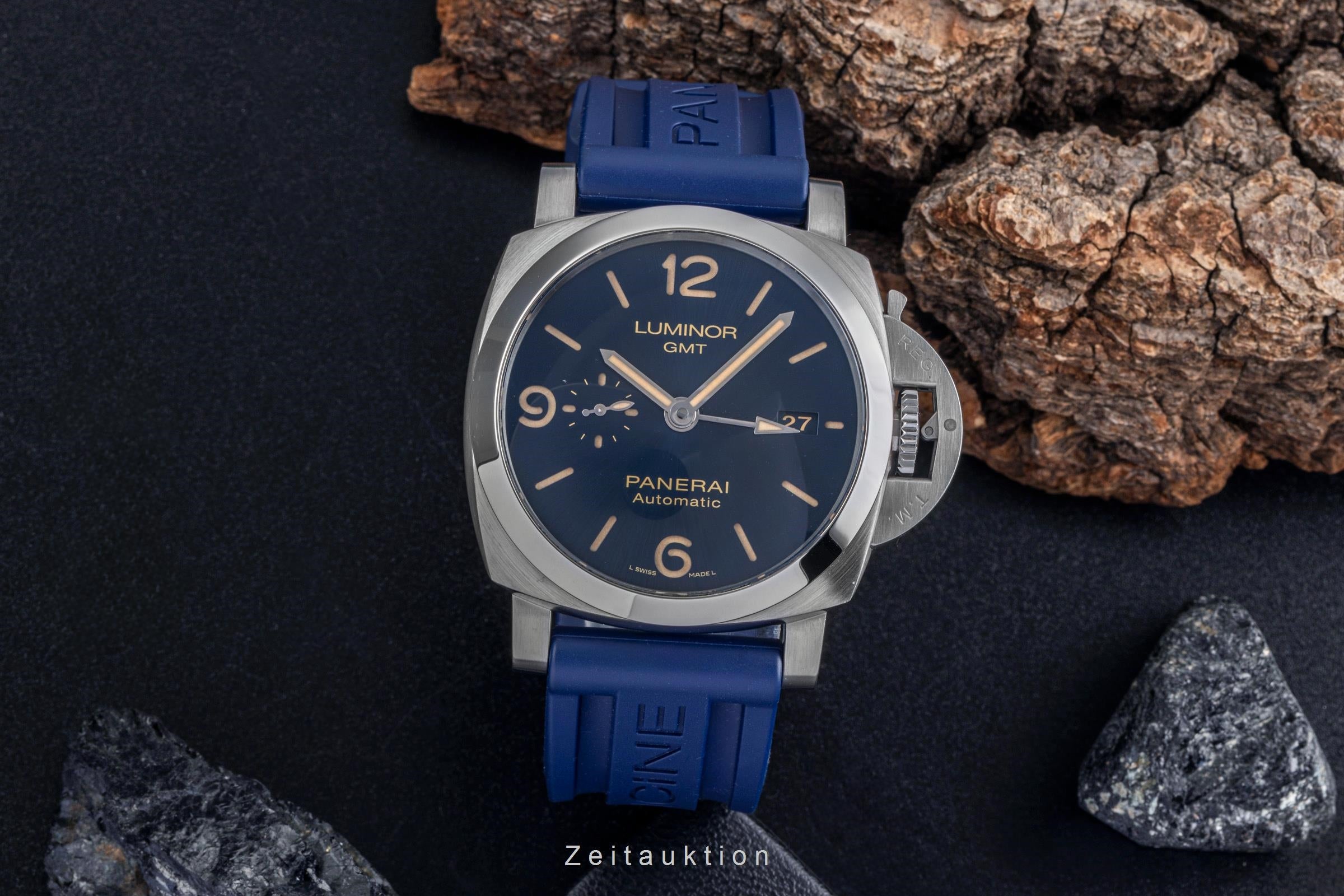 Panerai Luminor GMT acciaio automatismo orologio da uomo PAM01033  [2503744]