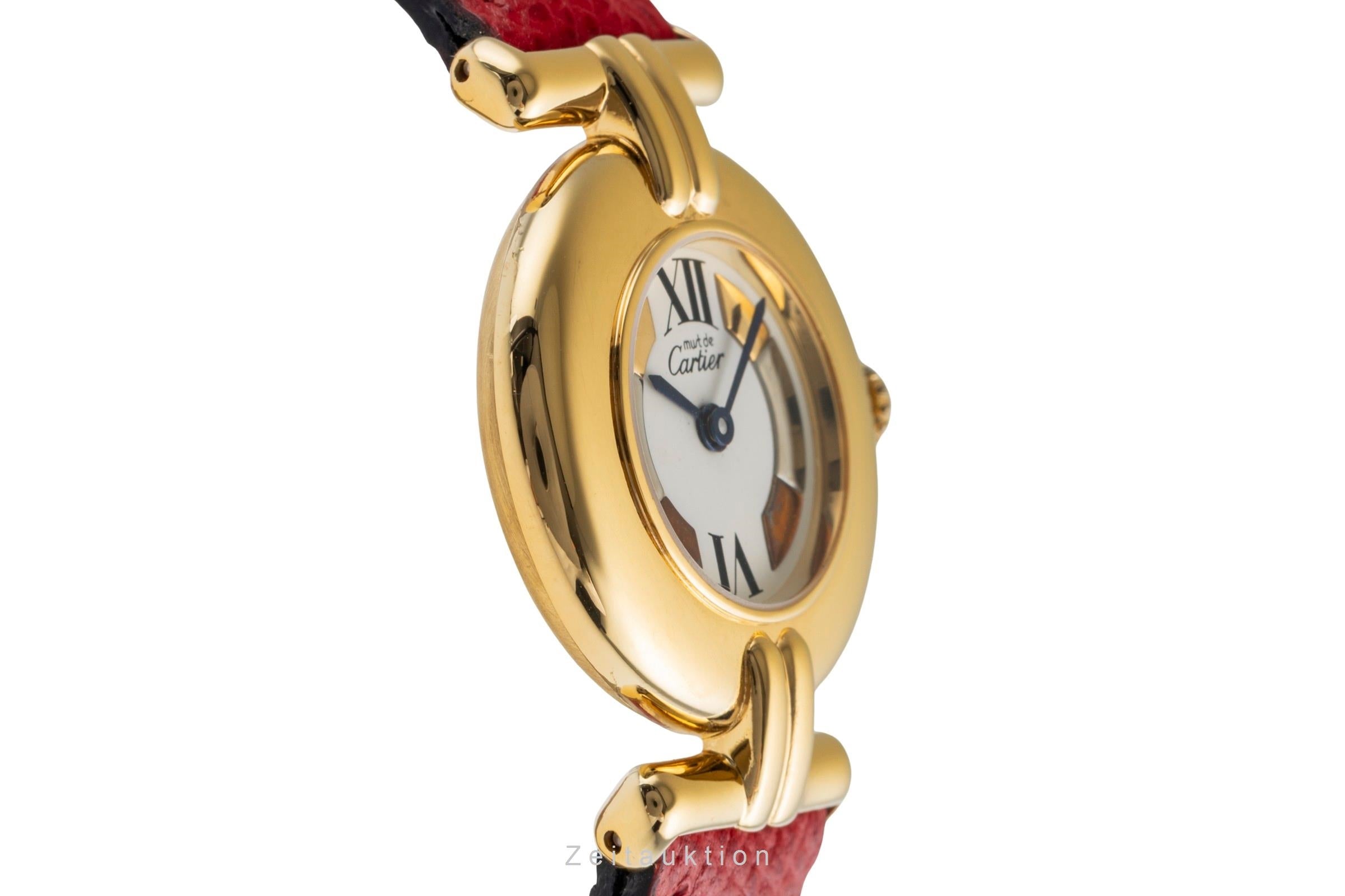 Cartier Colisee plata banada en oro cuarzo reloj para damas  590002, W1006654  [2503745]