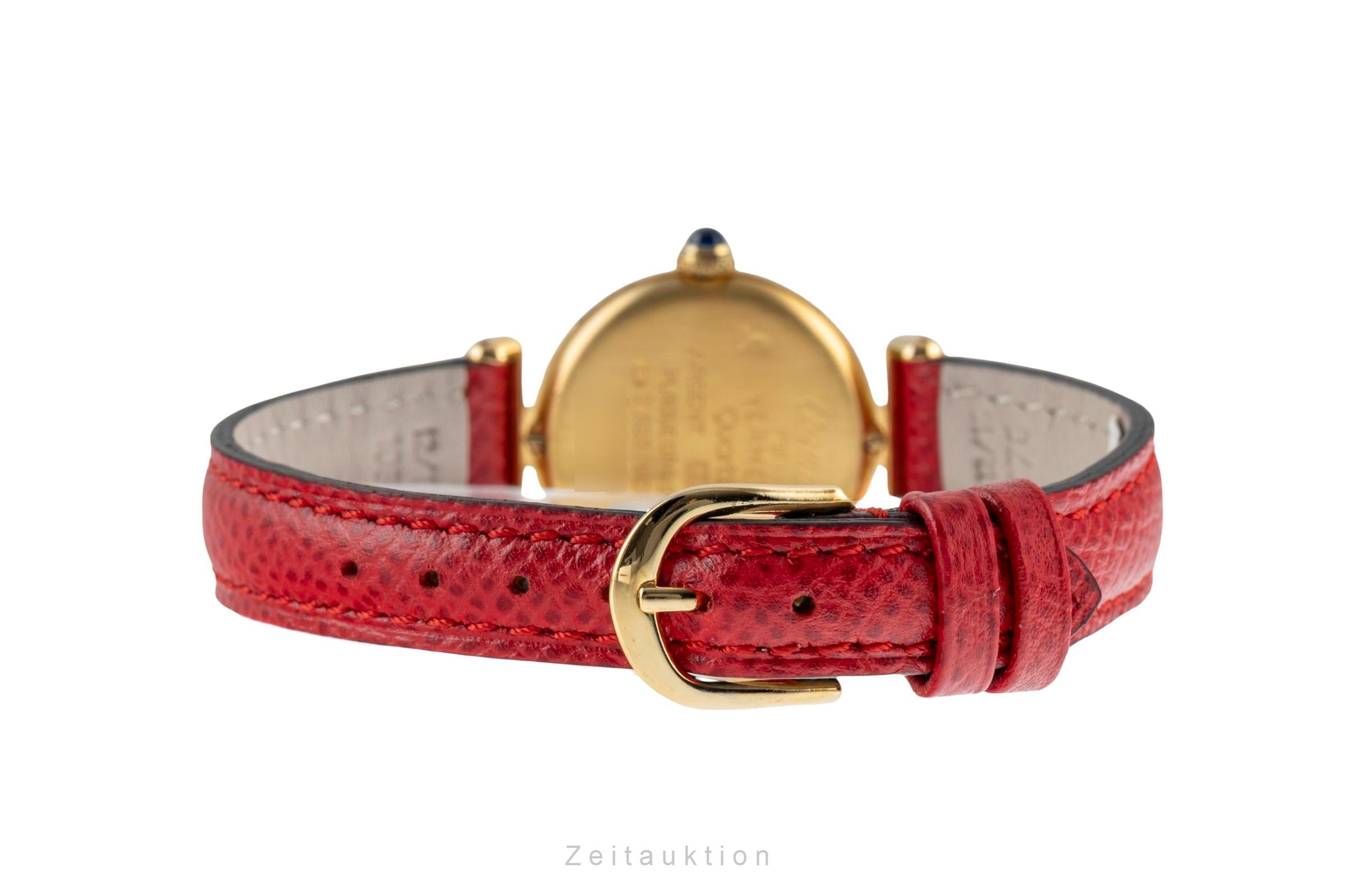 Cartier Colisee plata banada en oro cuarzo reloj para damas  590002, W1006654  [2503745]