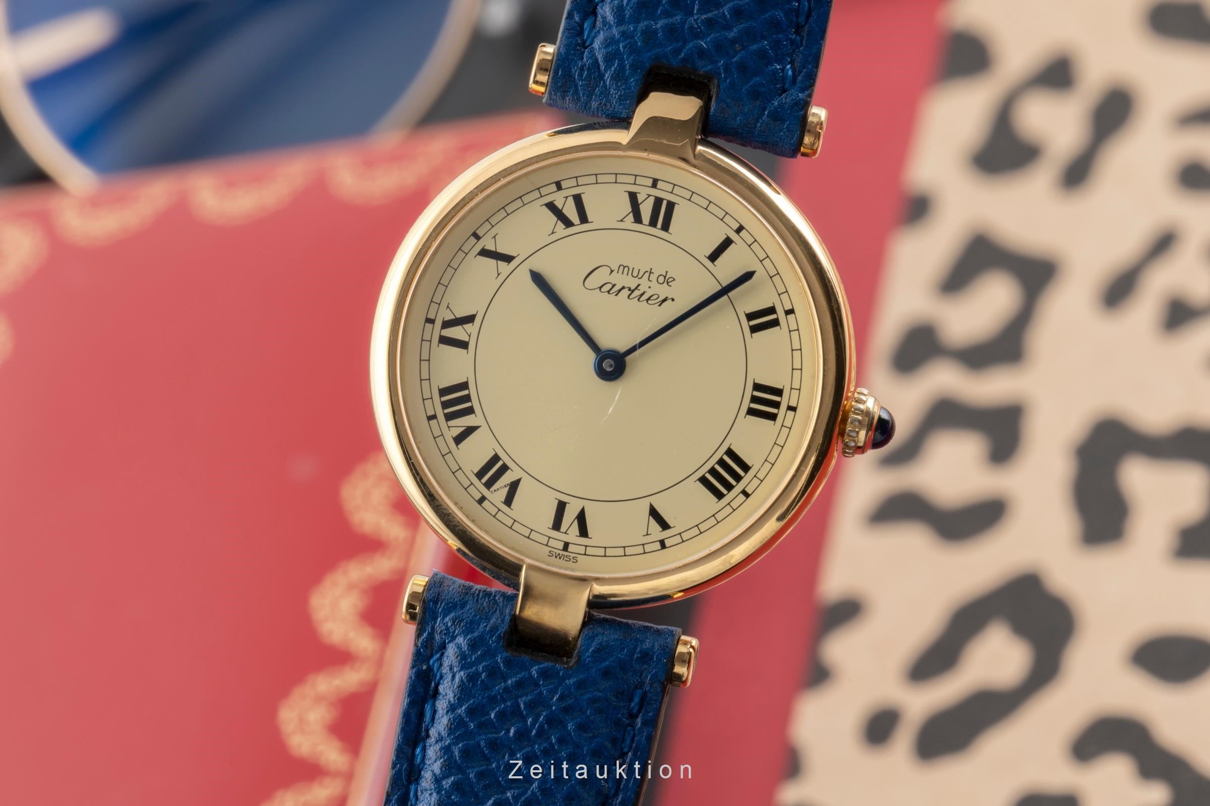 Cartier Vendome argent doré quartz unisexe 83978213  [2503748]