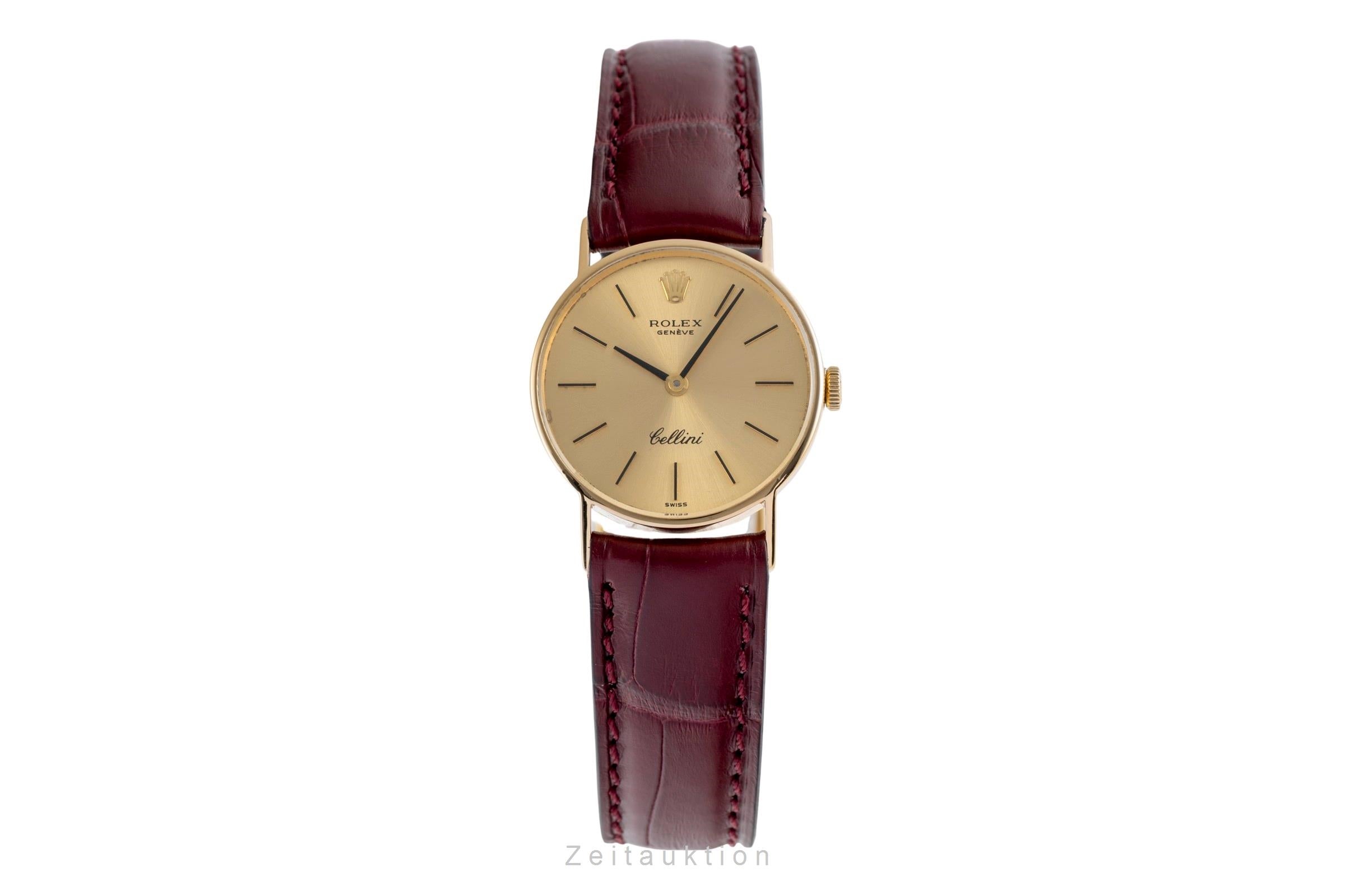 Rolex Cellini 18 ct gold manual winding women's watch 3810 Vintage  [2503751]