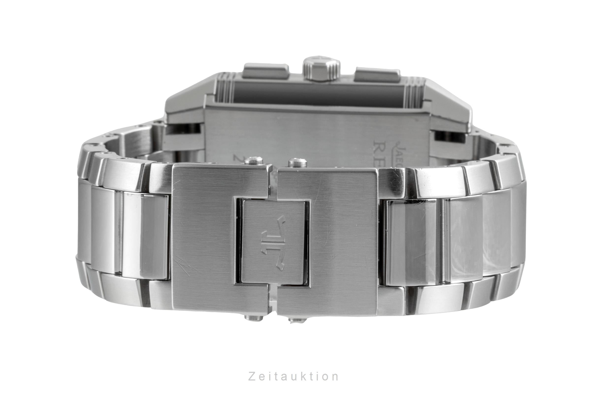 Jaeger LeCoultre Reverso chronographe acier automatique montre pour hommes Q7018120 , 230.8.45  [2503755]