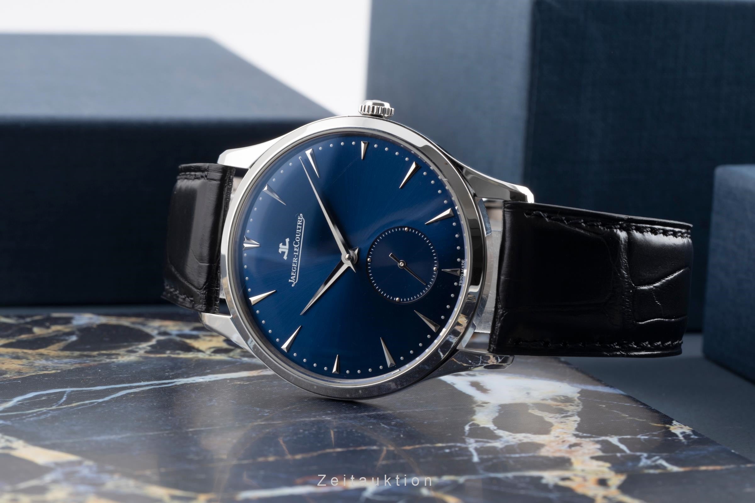 Jaeger LeCoultre Master Ultra Thin acero automático reloj para caballeros Q1358480,  174.8.90.S LP: 10300EUR  [2503757]