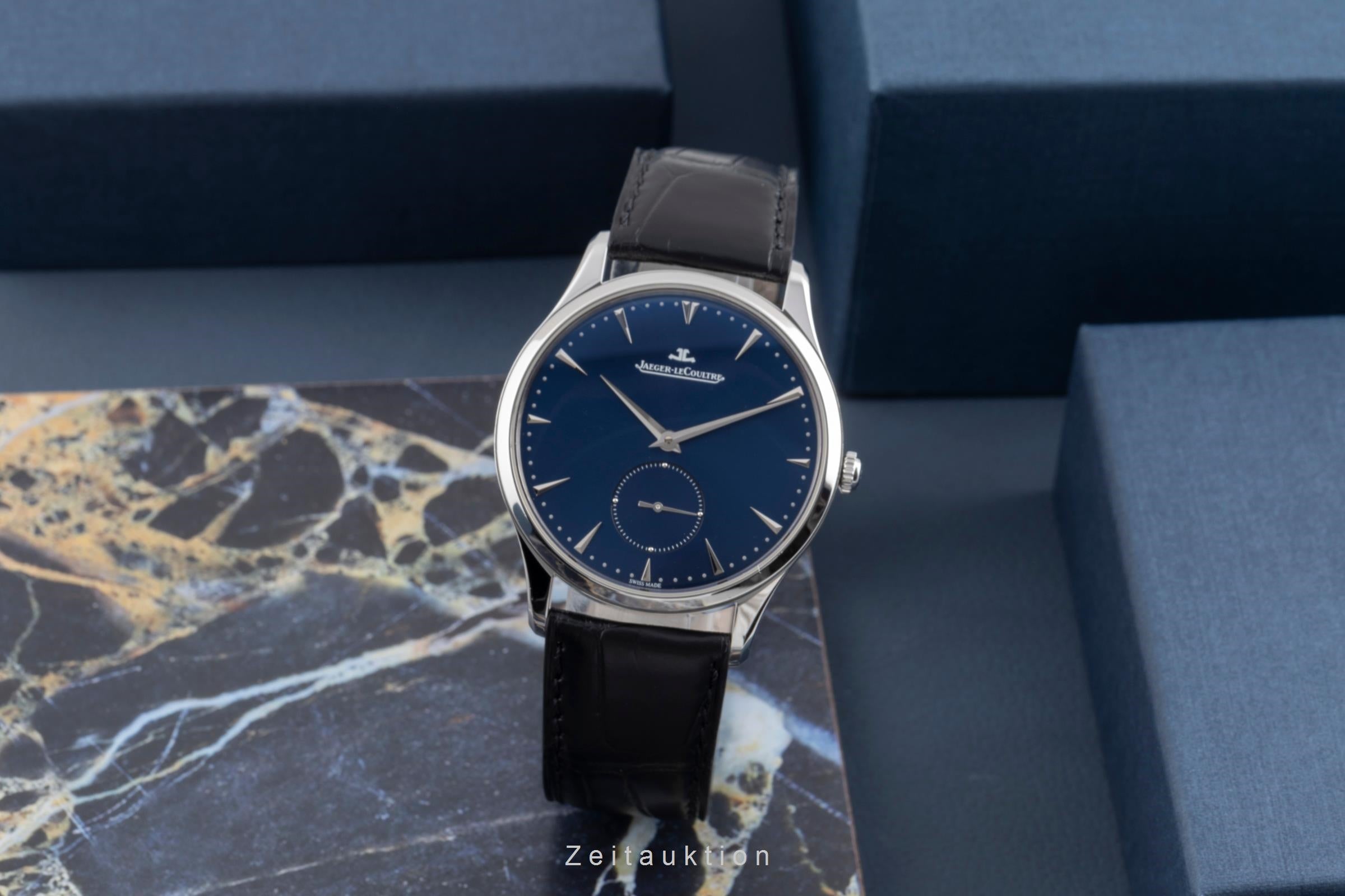 Jaeger LeCoultre Master Ultra Thin acero automático reloj para caballeros Q1358480,  174.8.90.S LP: 10300EUR  [2503757]