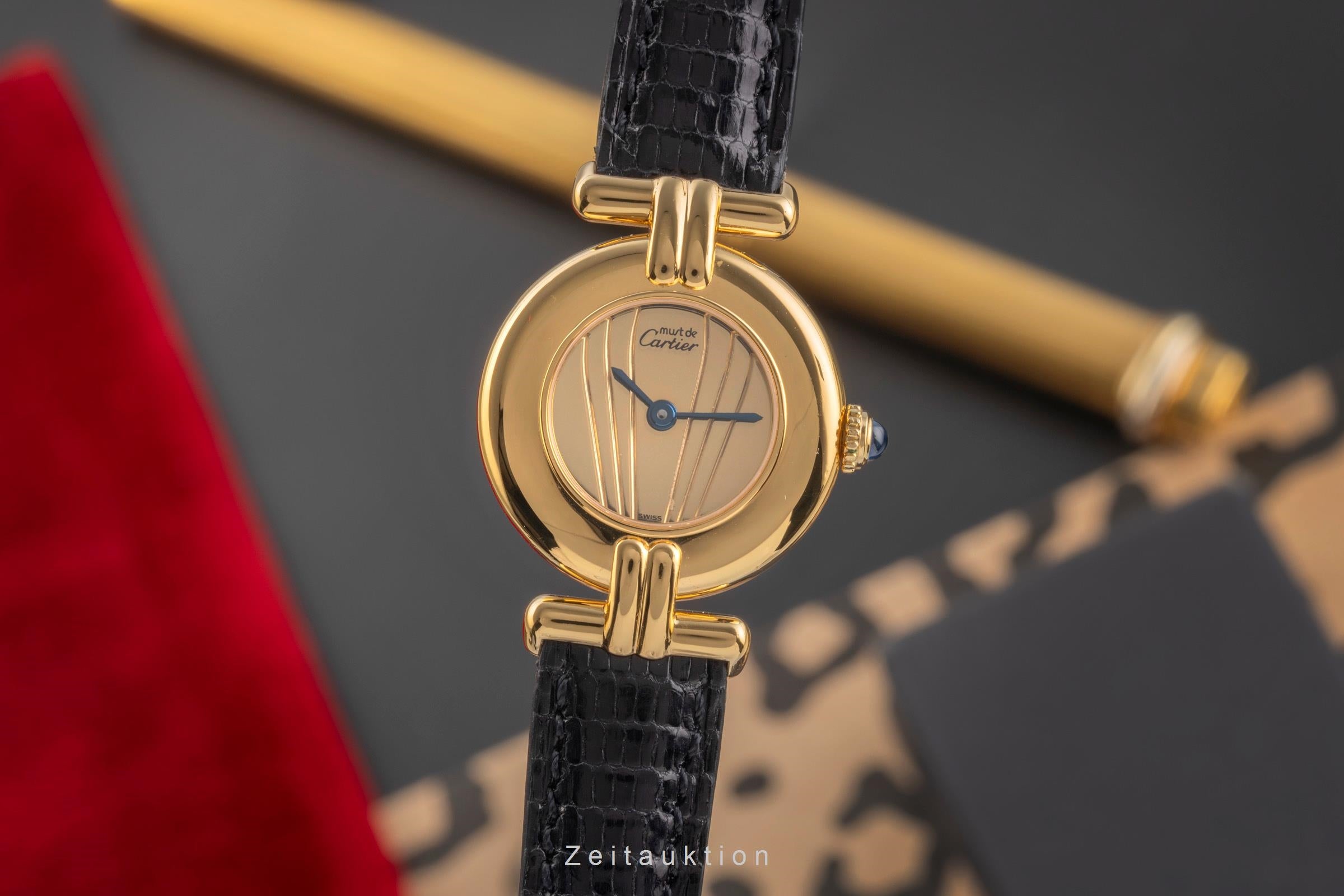 Cartier Colisée must de Cartier Lady Vermeil 925 Silber Damenuhr Ref. 590002 [2503758]
