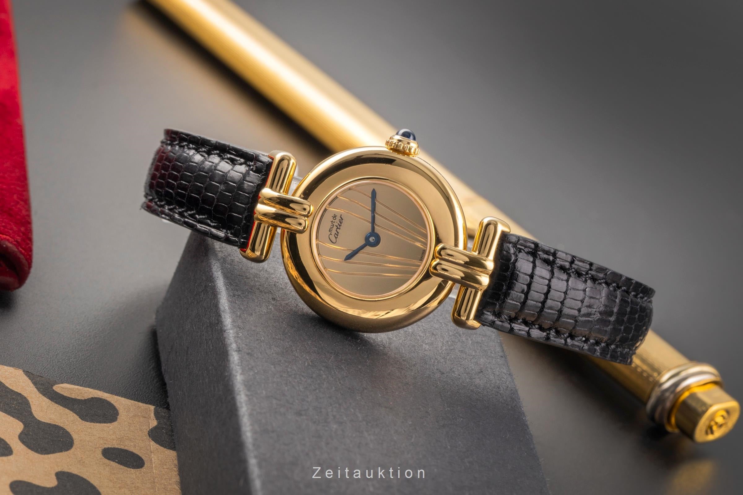 Cartier Colisée must de Cartier Lady Vermeil 925 Silber Damenuhr Ref. 590002 [2503758]