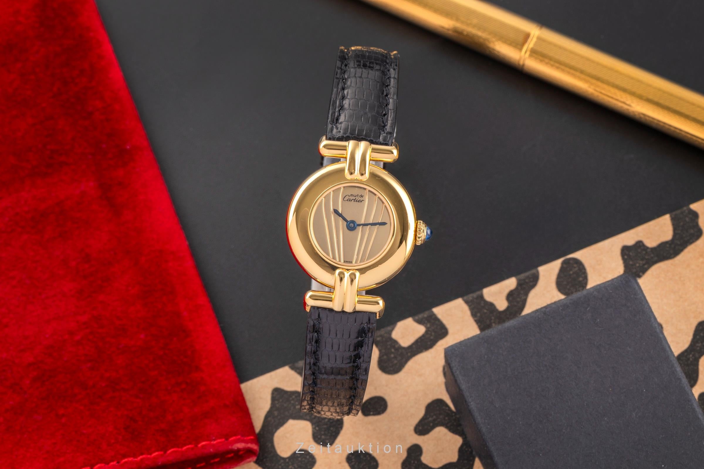 Cartier Colisée must de Cartier Lady Vermeil 925 Silber Damenuhr Ref. 590002 [2503758]