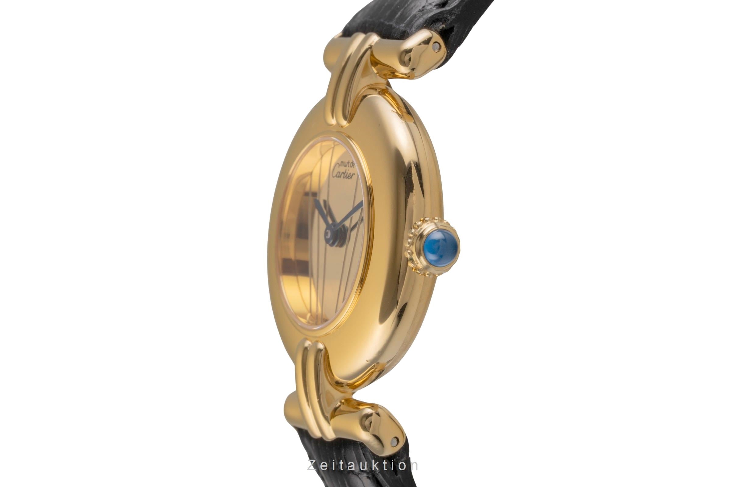 Cartier Colisée must de Cartier Lady Vermeil 925 Silber Damenuhr Ref. 590002 [2503758]