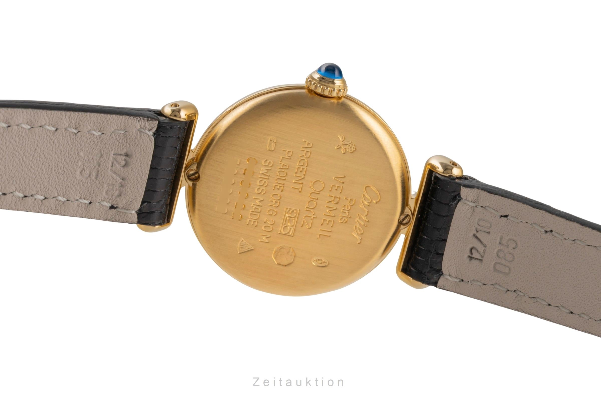 Cartier Colisée must de Cartier Lady Vermeil 925 Silber Damenuhr Ref. 590002 [2503758]