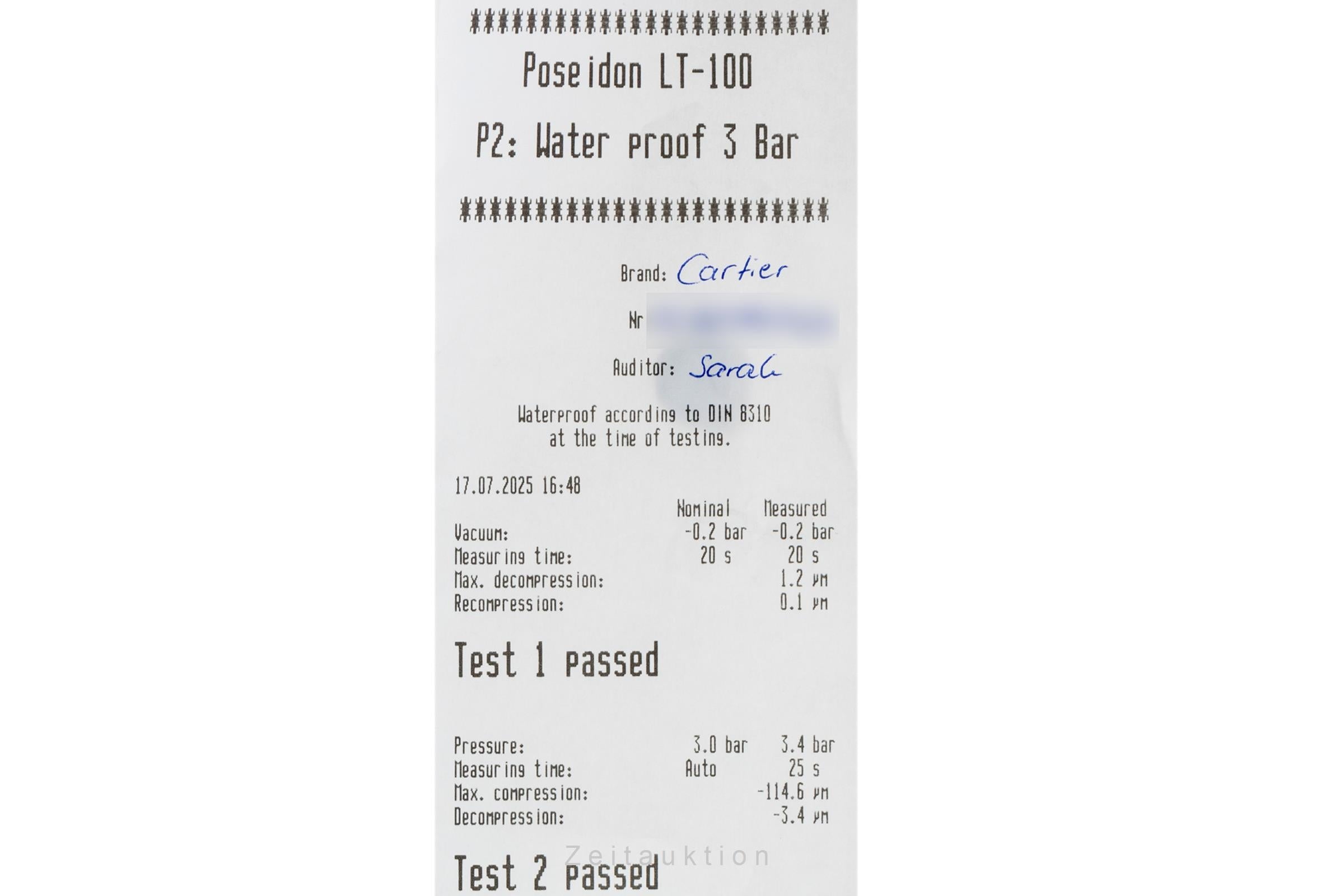 Cartier Panthere acier quartz montre pour femmes WSPN0007 LP: 5900EUR  [2503760]