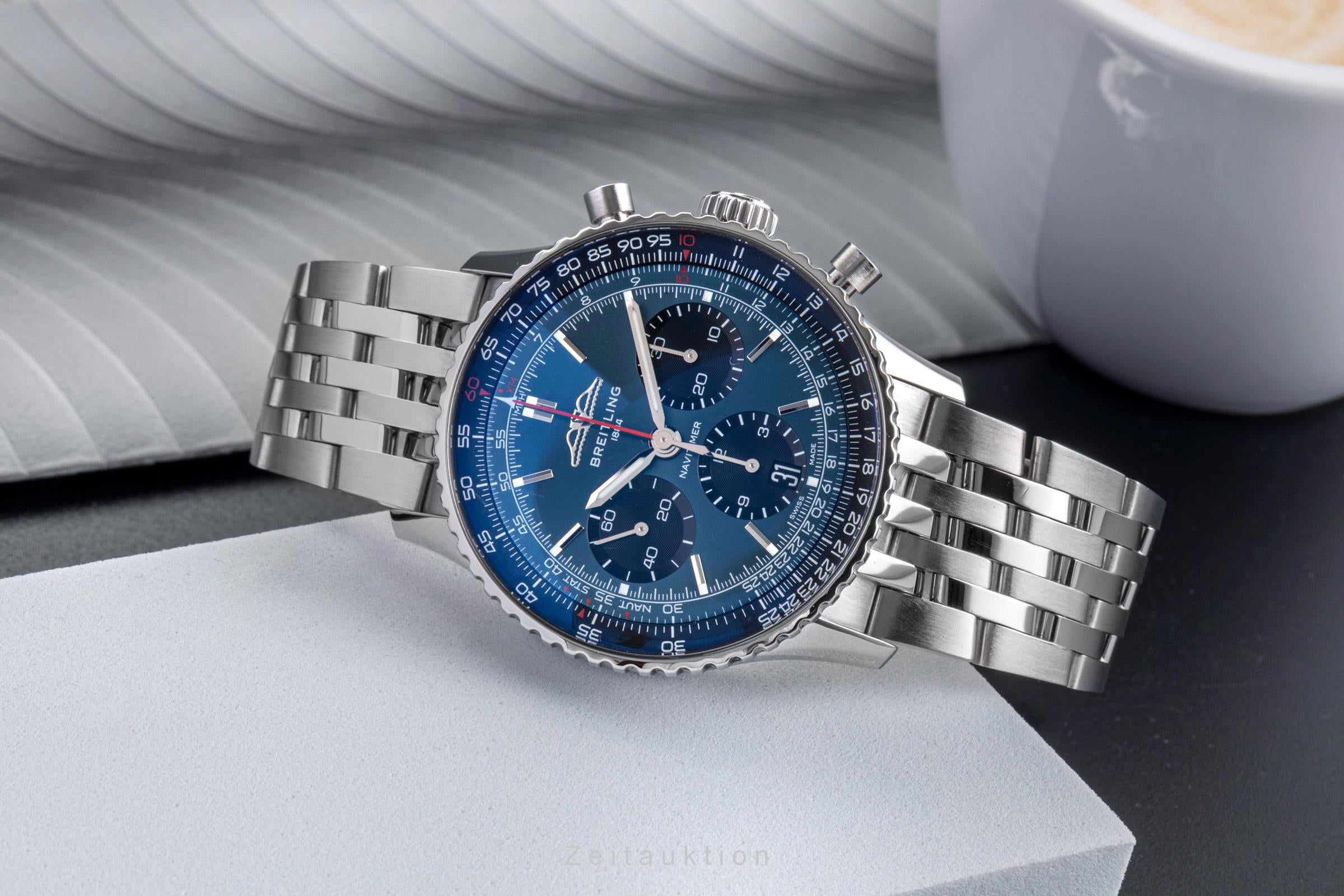 Breitling Navitimer 01 chronograph steel automatic men's watch AB0139241C1P1 LP: 9650EUR  [2503762]