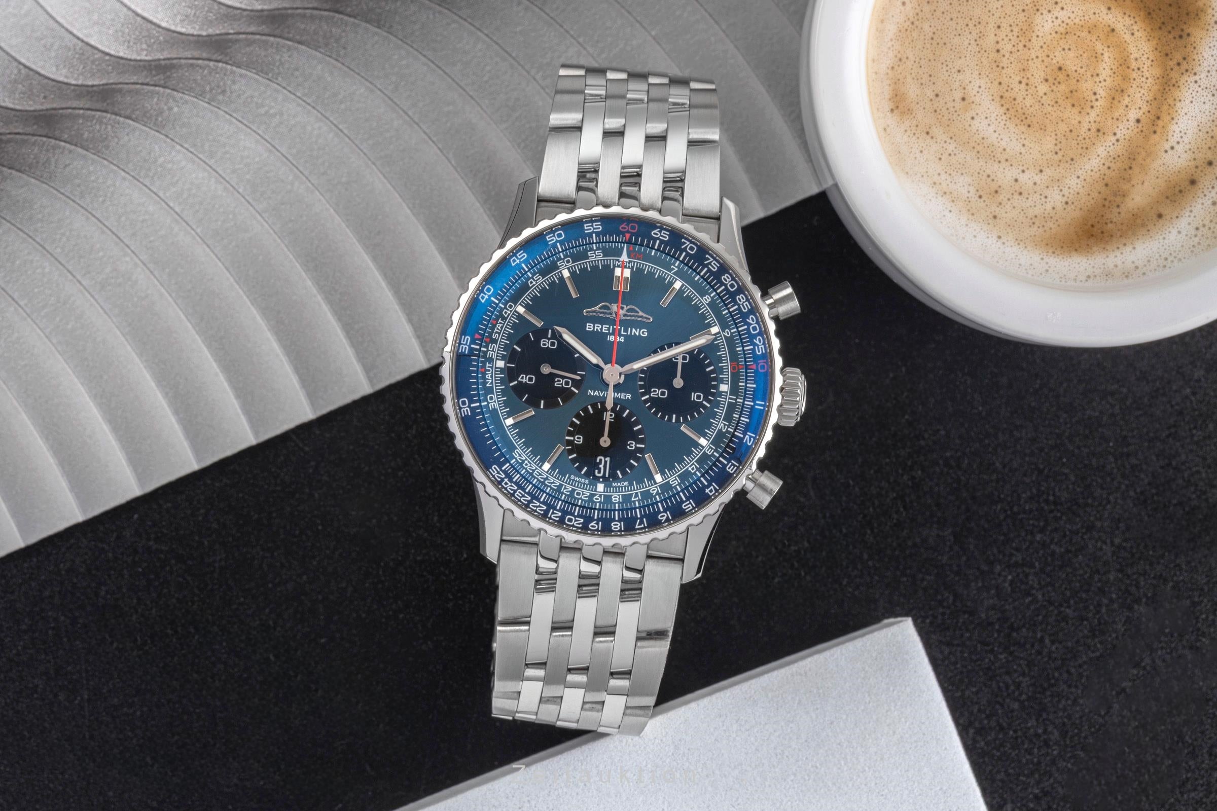 Breitling Navitimer 01 chronograph steel automatic men's watch AB0139241C1P1 LP: 9650EUR  [2503762]