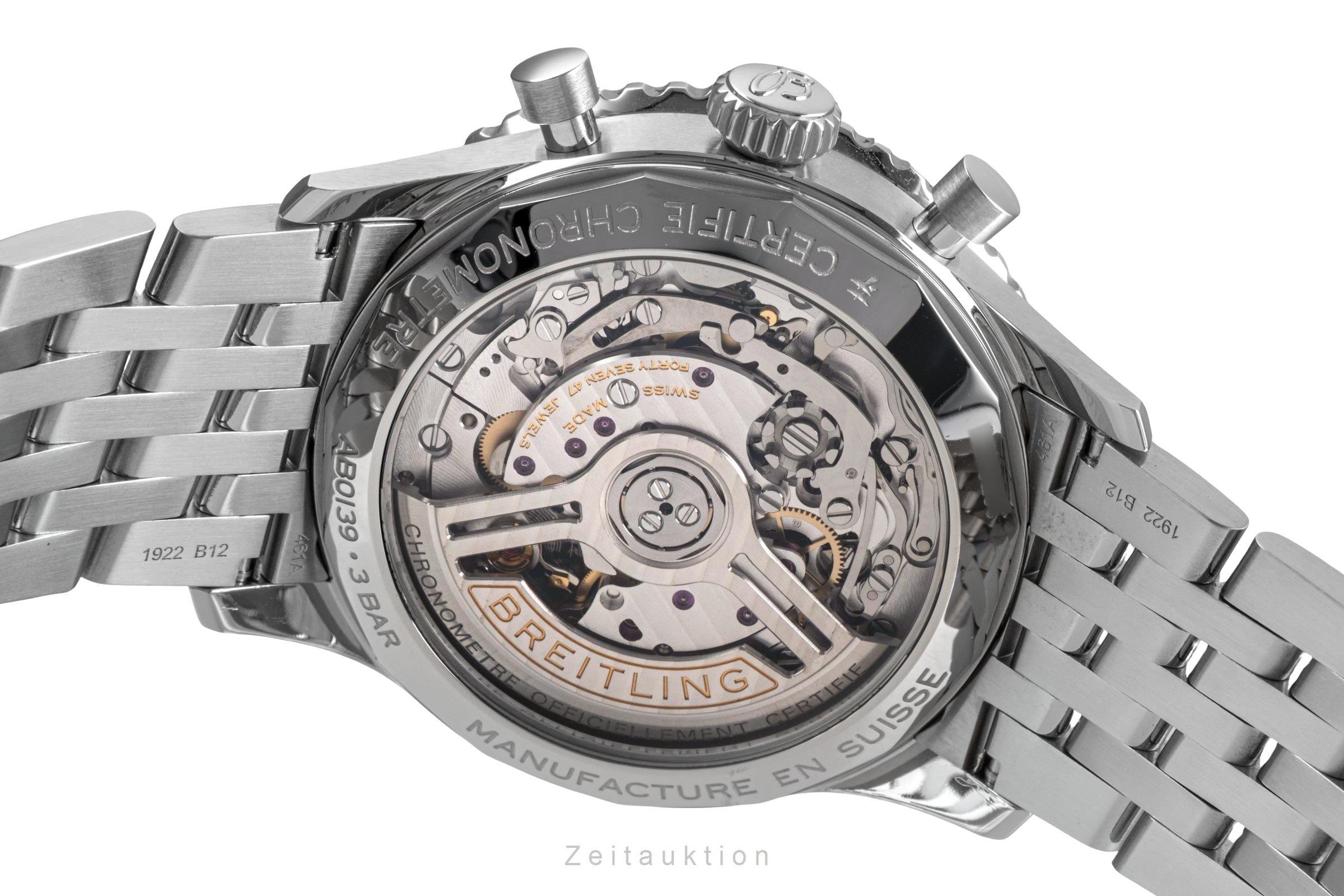 Breitling Navitimer 01 chronograph steel automatic men's watch AB0139241C1P1 LP: 9650EUR  [2503762]