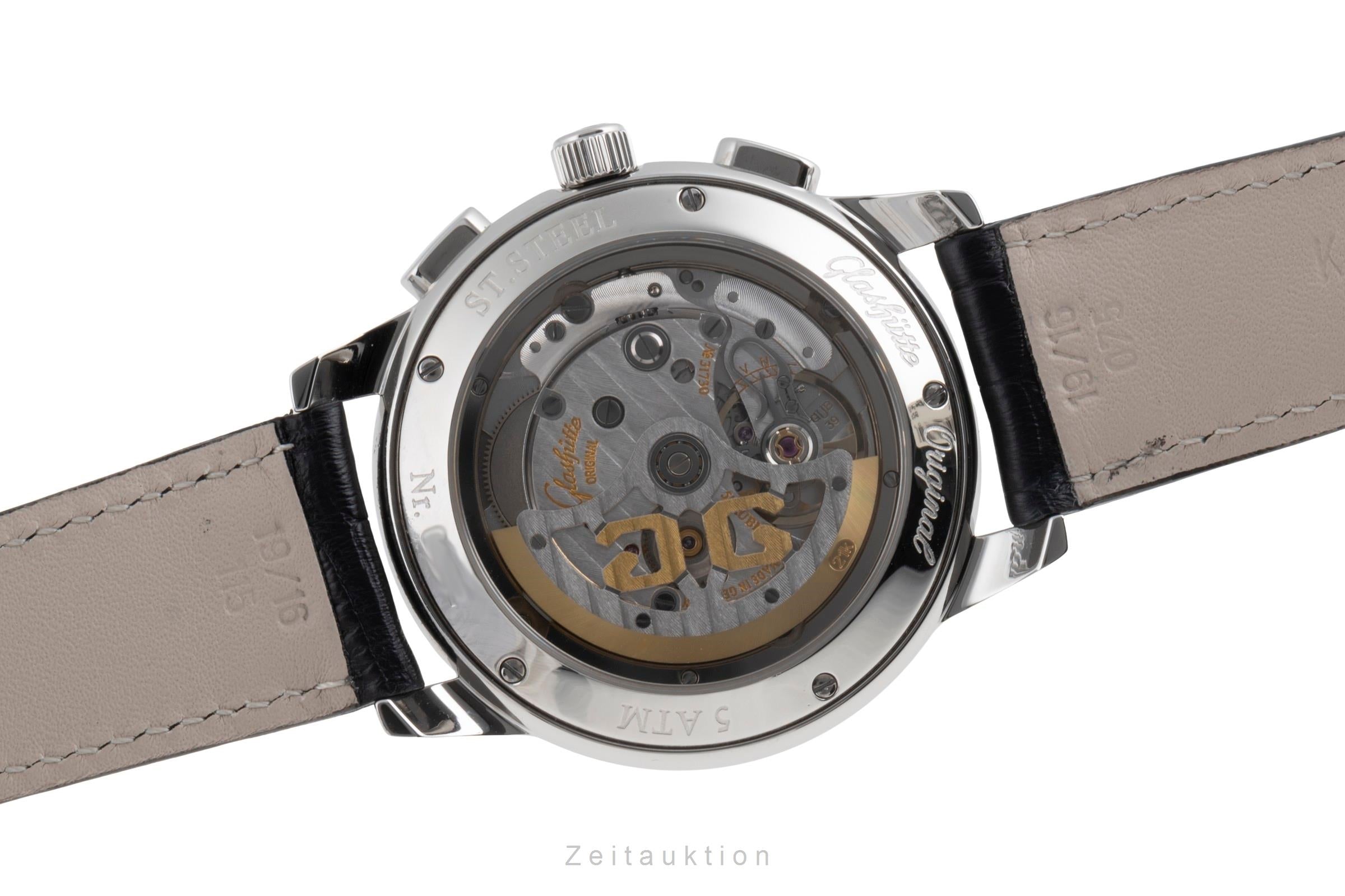 Glashütte Original Senator Chronograph Stahl Automatik Ref. 39-31-14-23-04 B&P  [2503763]